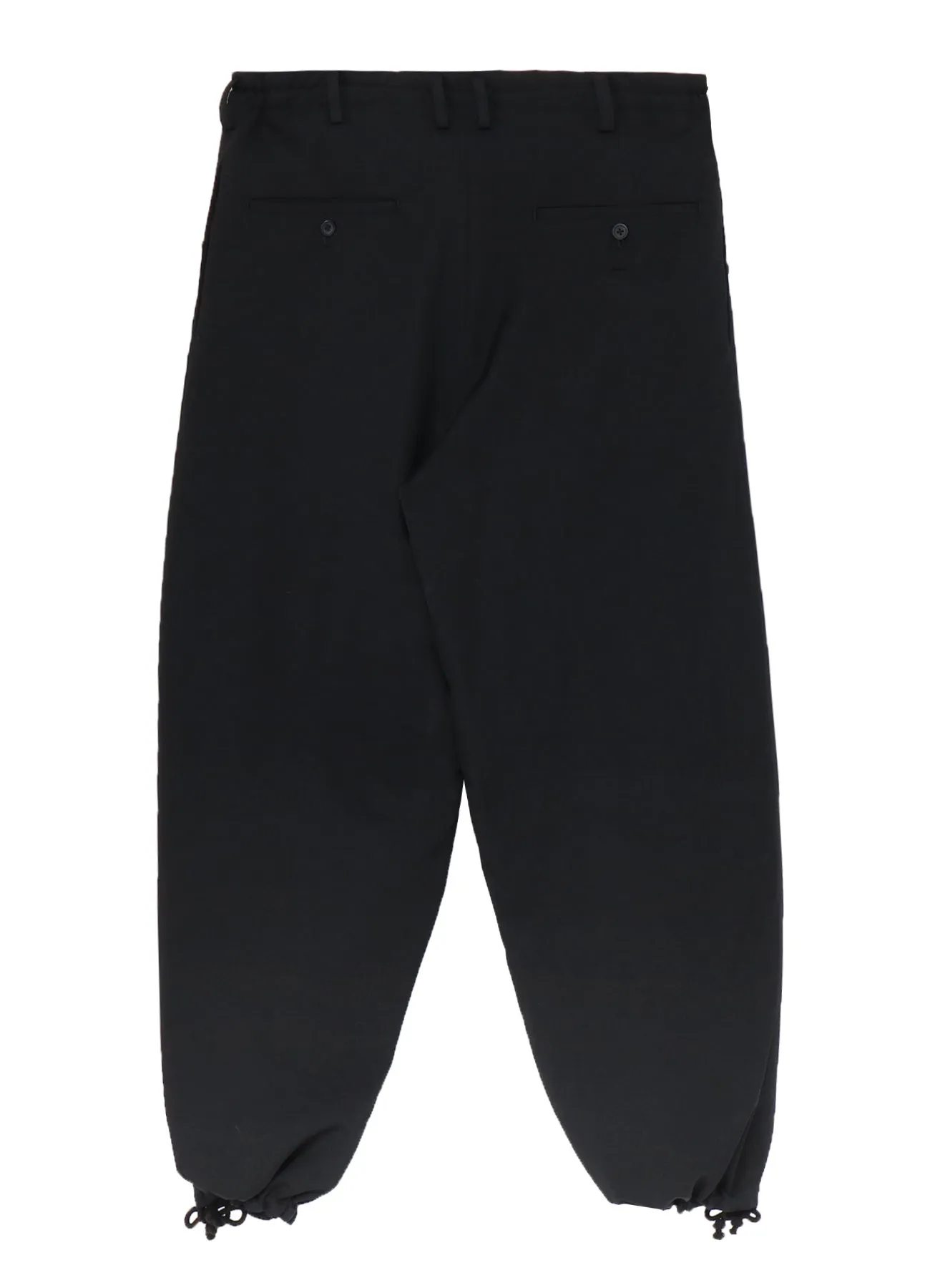 WOOL GABARDINE HEM STRING PANTS WITH NYLON LINER sold by Yohji Yamamoto product image thumbnail 4