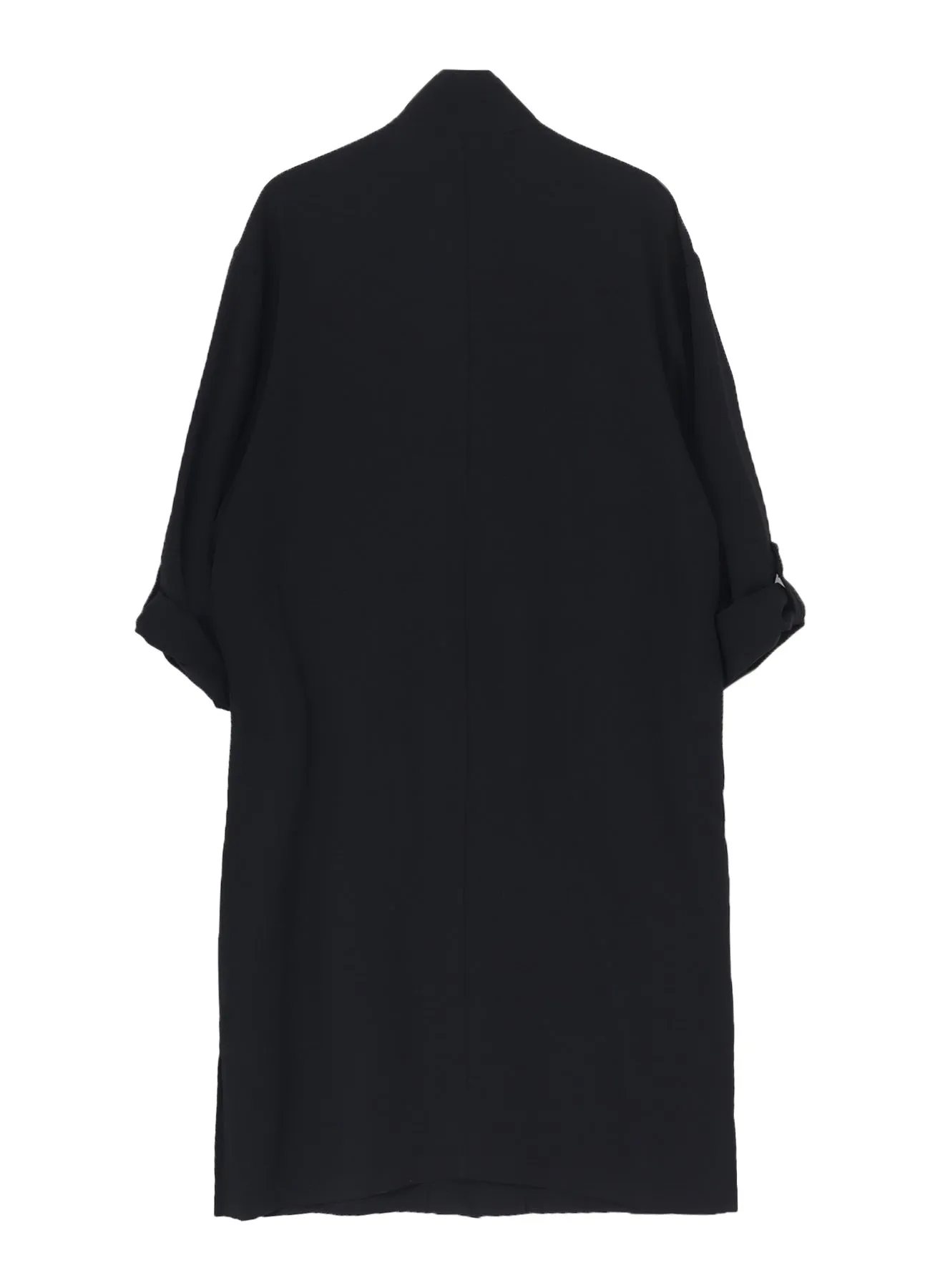 WOOL GABARDINE LONG SHIRT COAT sold by Yohji Yamamoto product image thumbnail 4