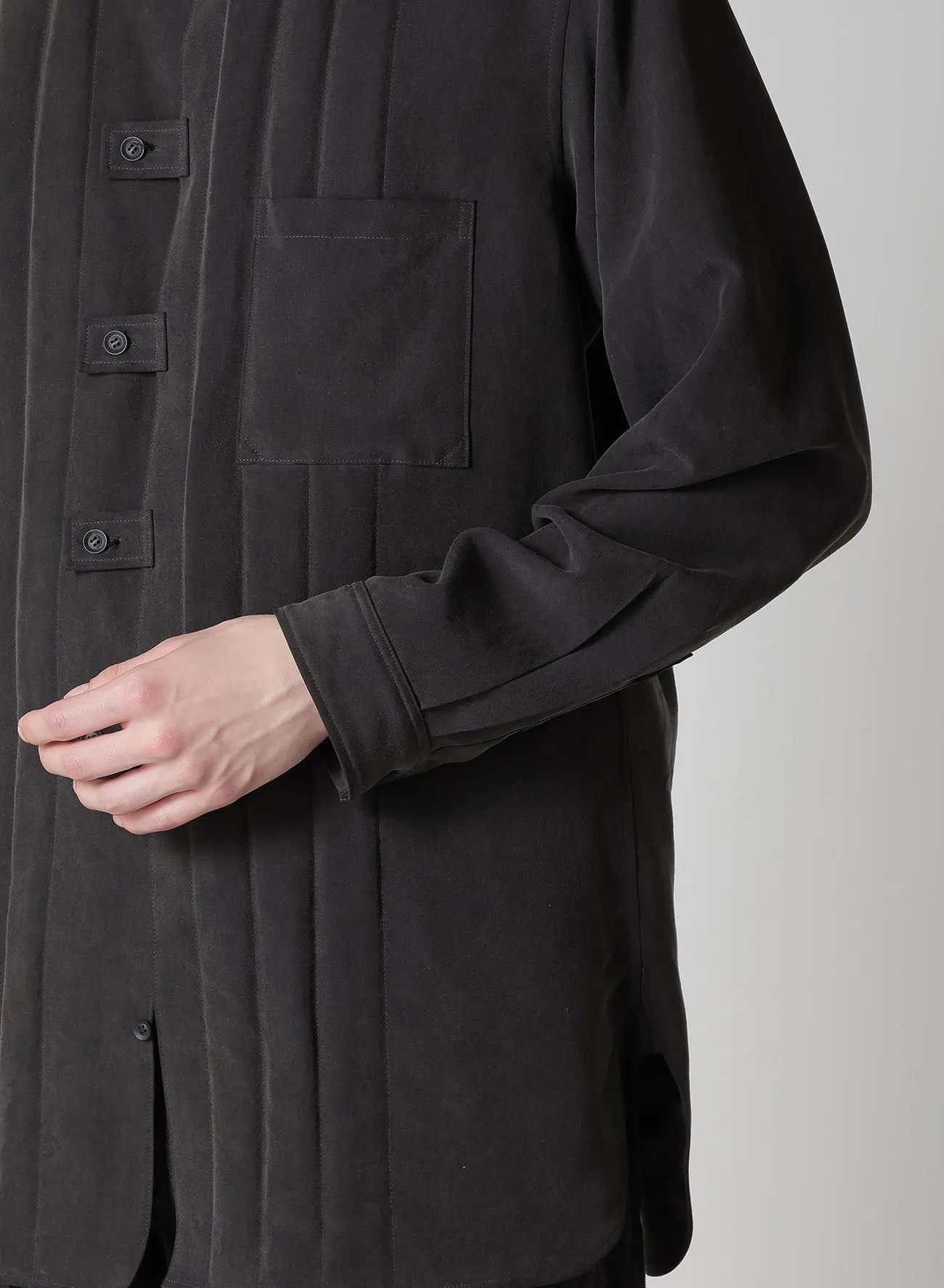 32M WEATHER TAB PADDED BLOUSE sold by Yohji Yamamoto product image thumbnail 4