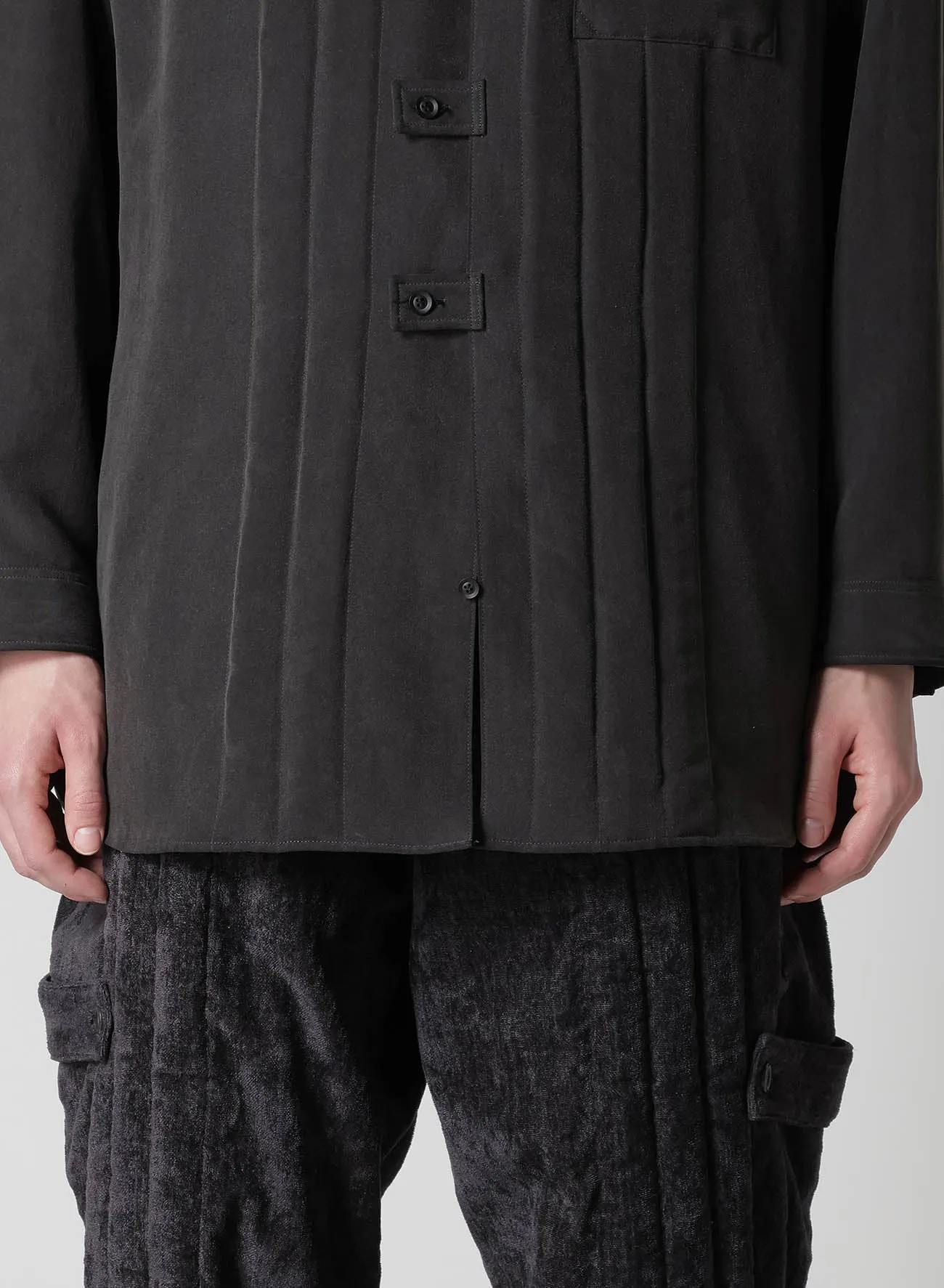32M WEATHER TAB PADDED BLOUSE sold by Yohji Yamamoto product image thumbnail 5