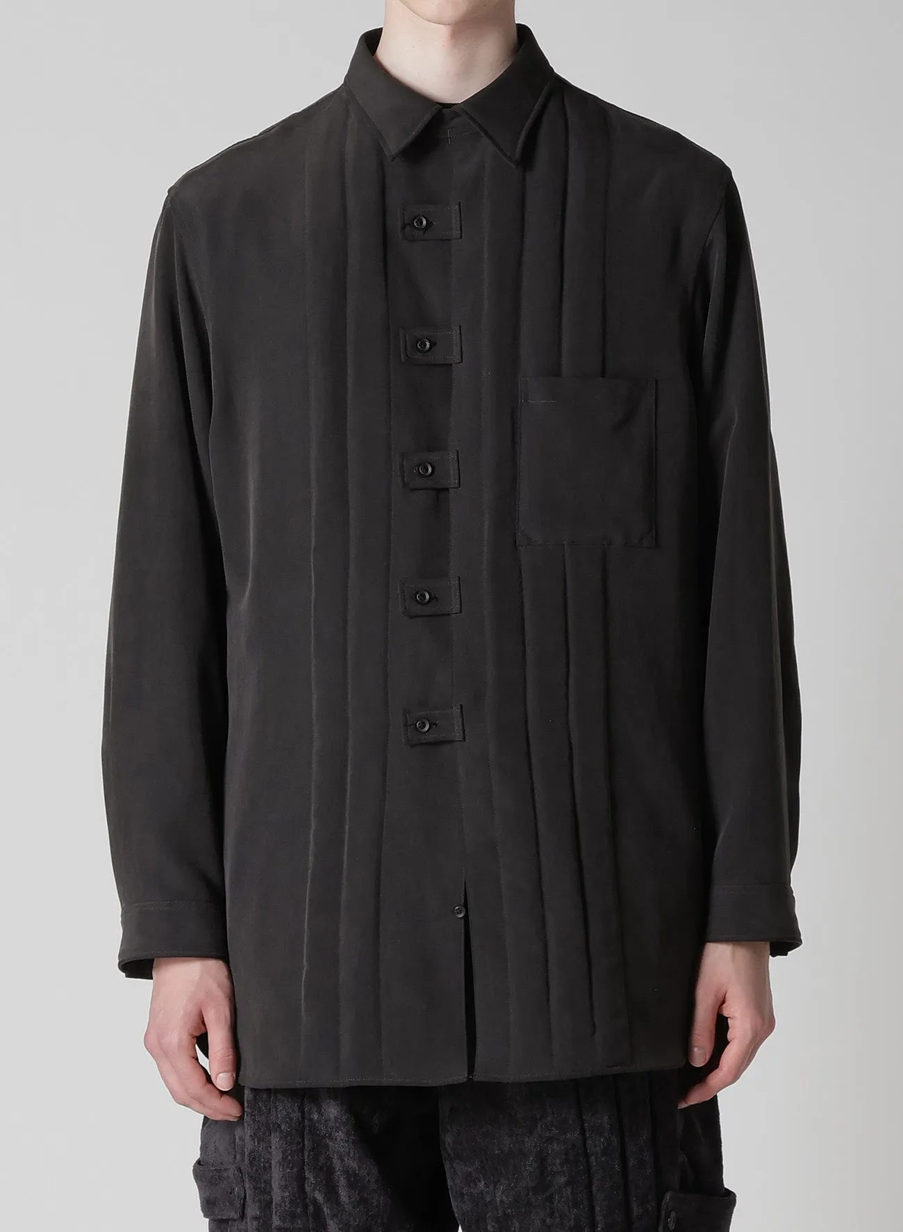 32M WEATHER TAB PADDED BLOUSE sold by Yohji Yamamoto product image thumbnail 2