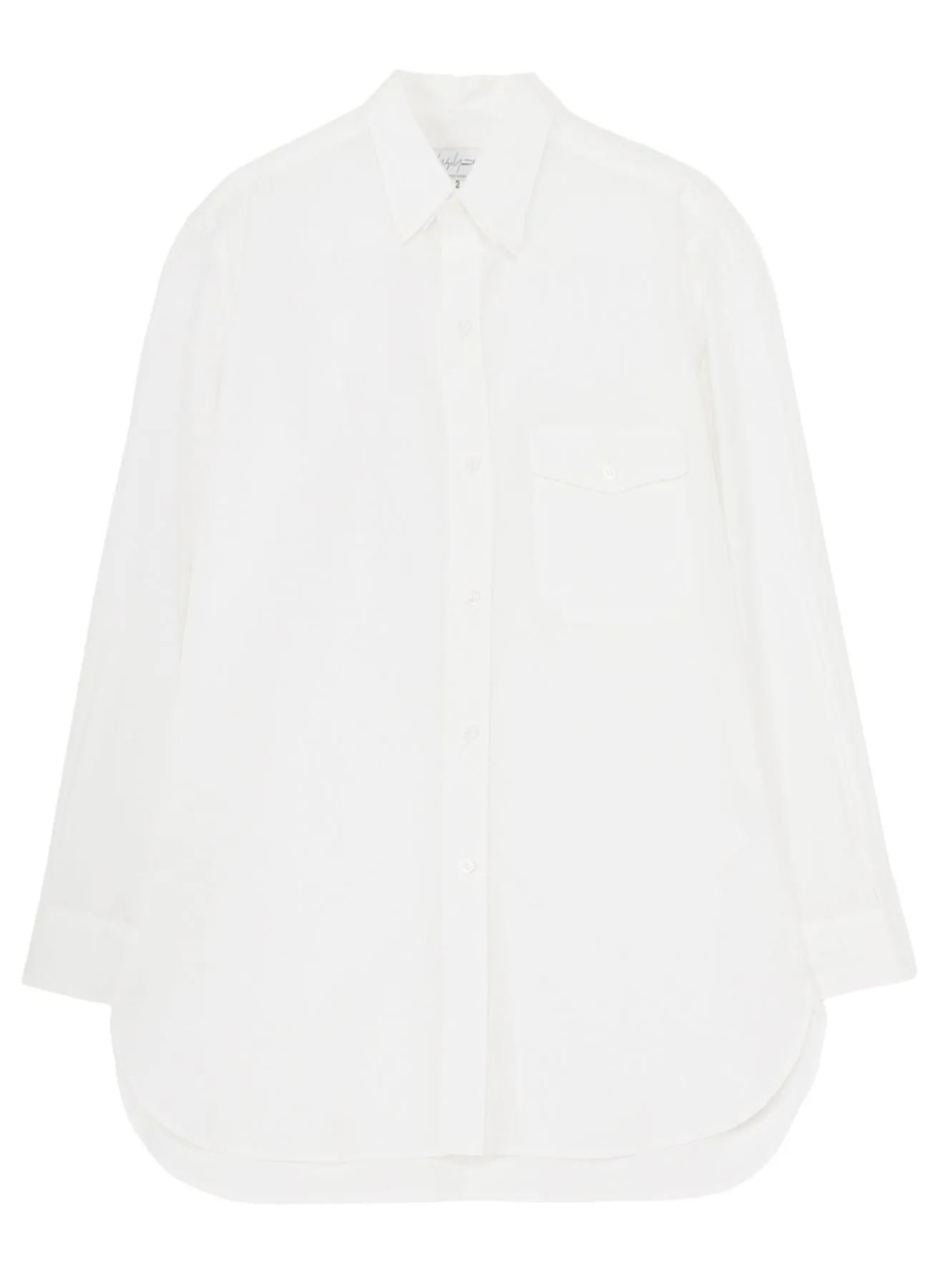 100/2 BROAD TRIPLE COLLAR BLOUSE sold by Yohji Yamamoto product image thumbnail 2
