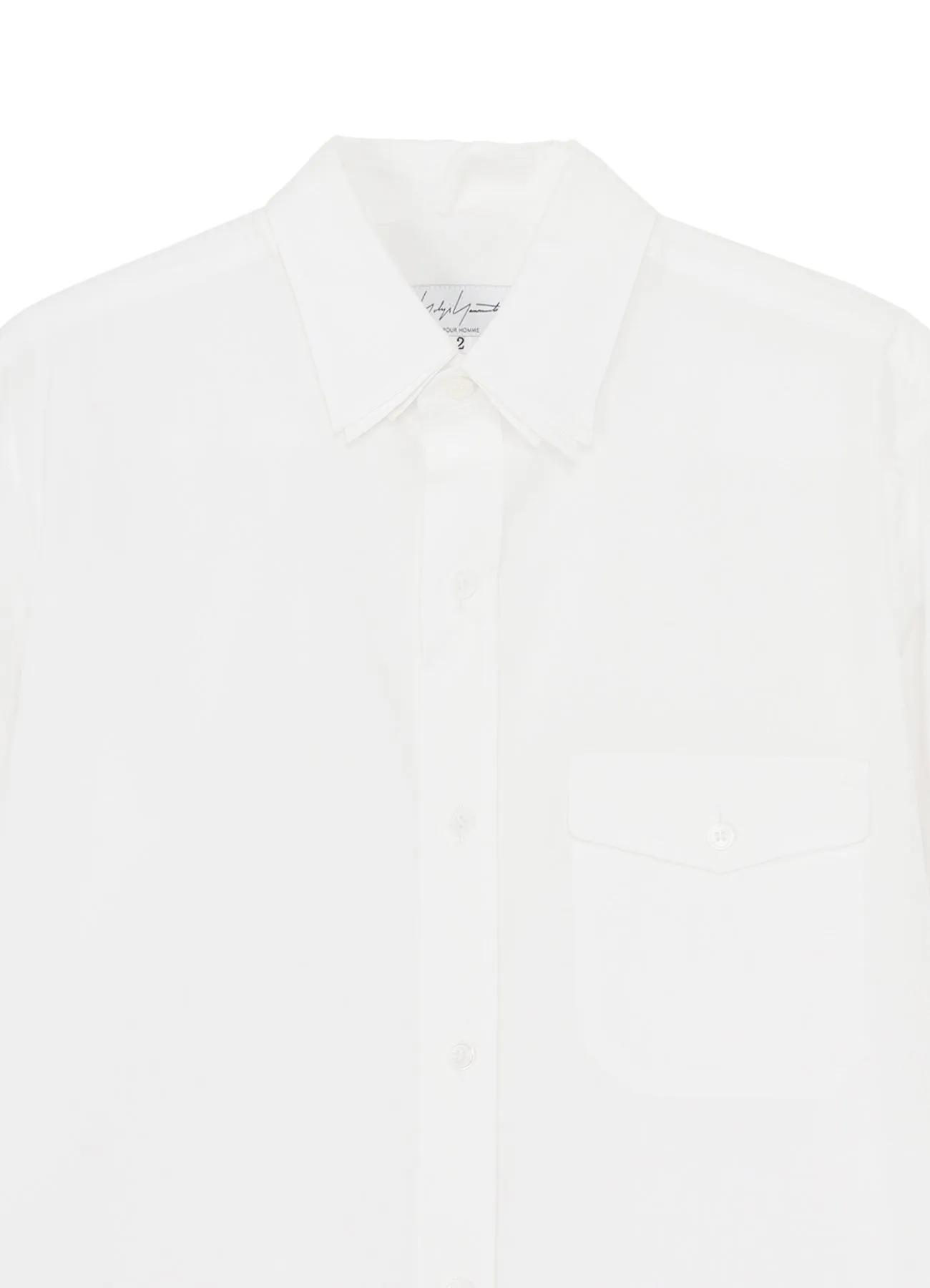 100/2 BROAD TRIPLE COLLAR BLOUSE sold by Yohji Yamamoto product image thumbnail 4