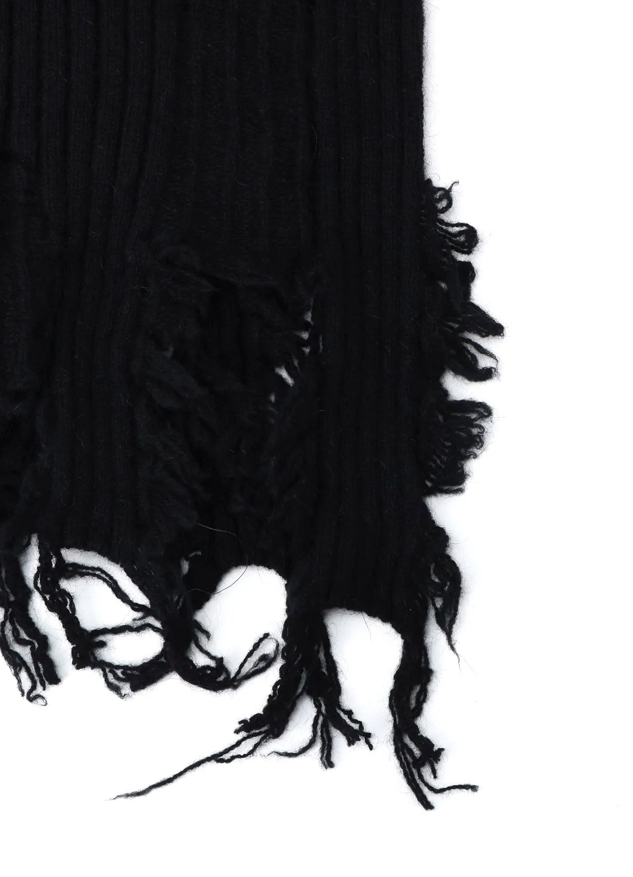 CRUSHED RIB NECKWARMER sold by Yohji Yamamoto product image thumbnail 5