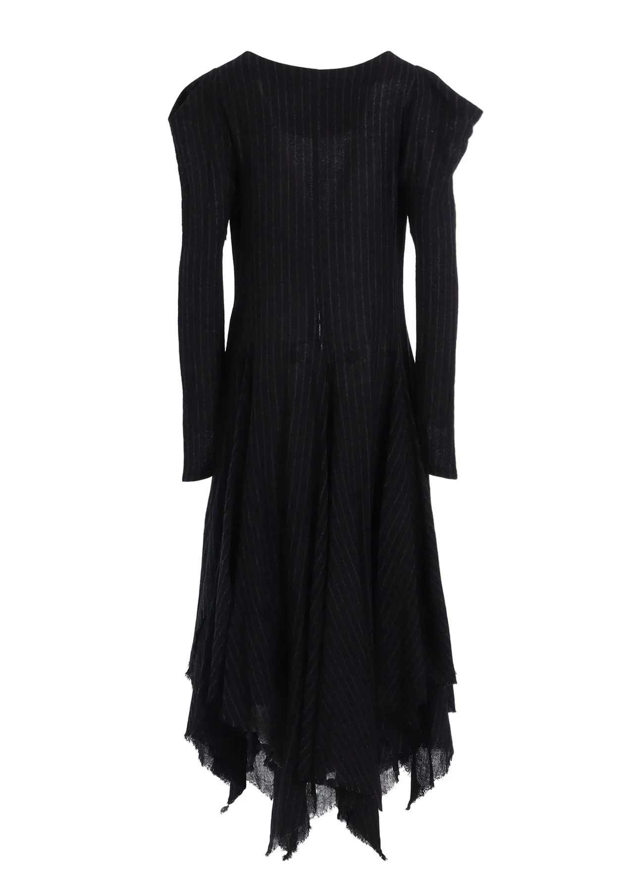 STRIPE GAUZE PUFF DRESS sold by Yohji Yamamoto product image thumbnail 3