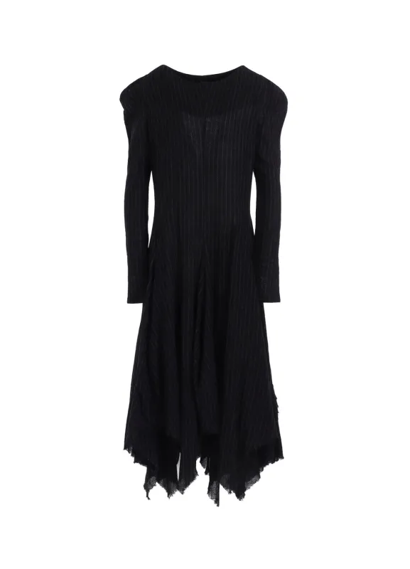 STRIPE GAUZE PUFF DRESS sold by Yohji Yamamoto