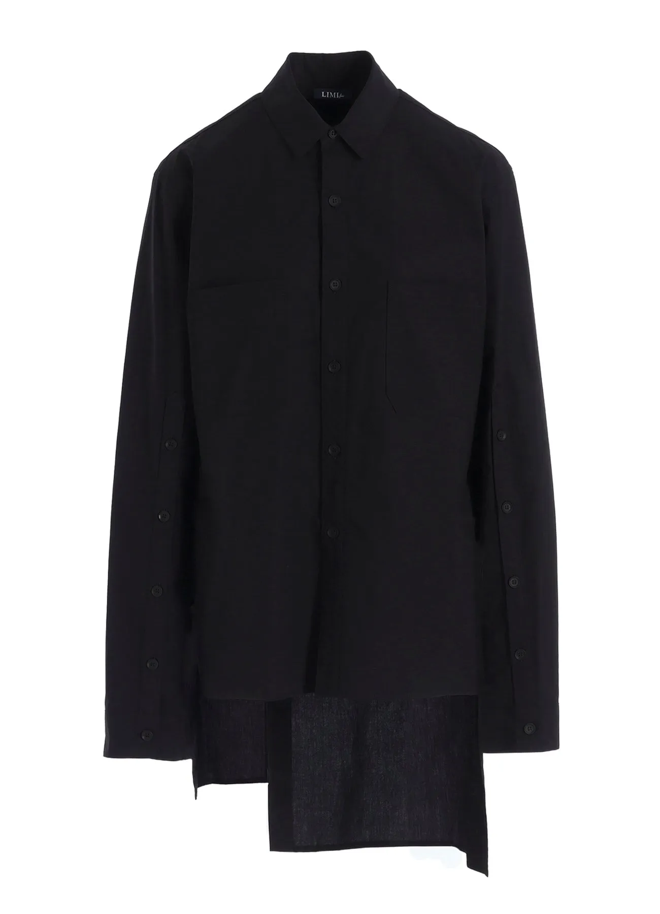 TYPEWRITER BACK SLIT SHIRT sold by Yohji Yamamoto product image thumbnail 2