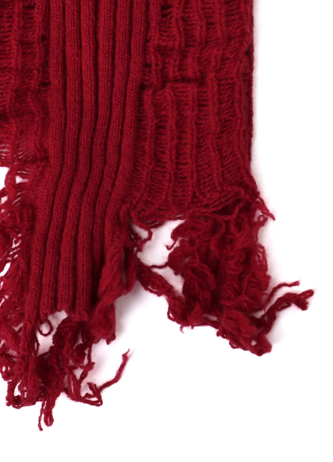 CRUSHED RIB NECKWARMER sold by Yohji Yamamoto product image thumbnail 5