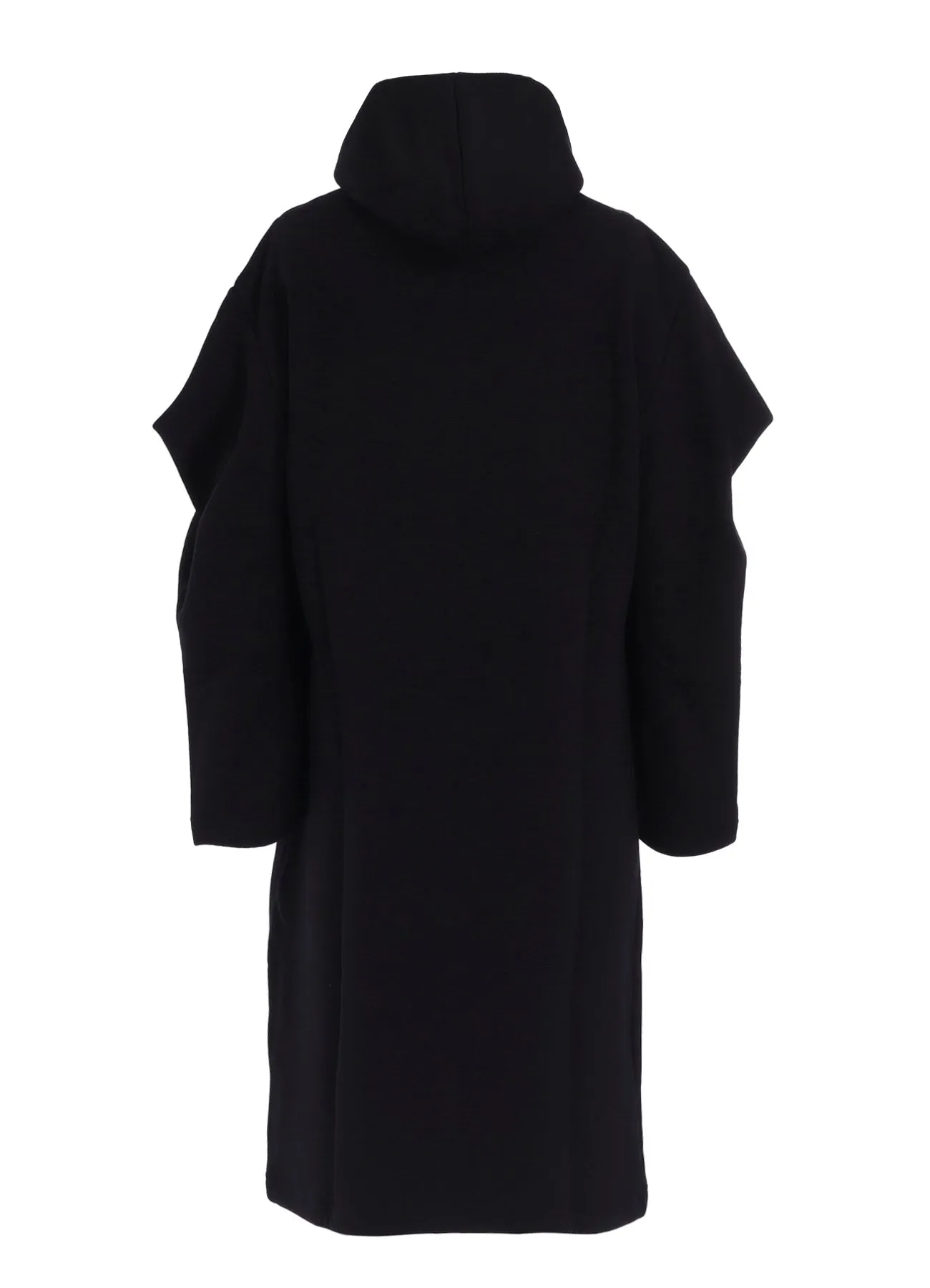 COTTON TIGHT FLEECE LINING SLEEVE PUFF LONG JACKET sold by Yohji Yamamoto product image thumbnail 3