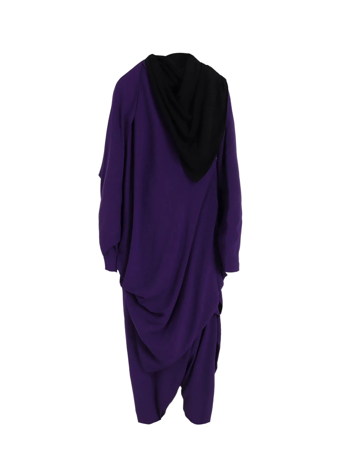 RAYON LAWN DRAPED OVERALL sold by Yohji Yamamoto