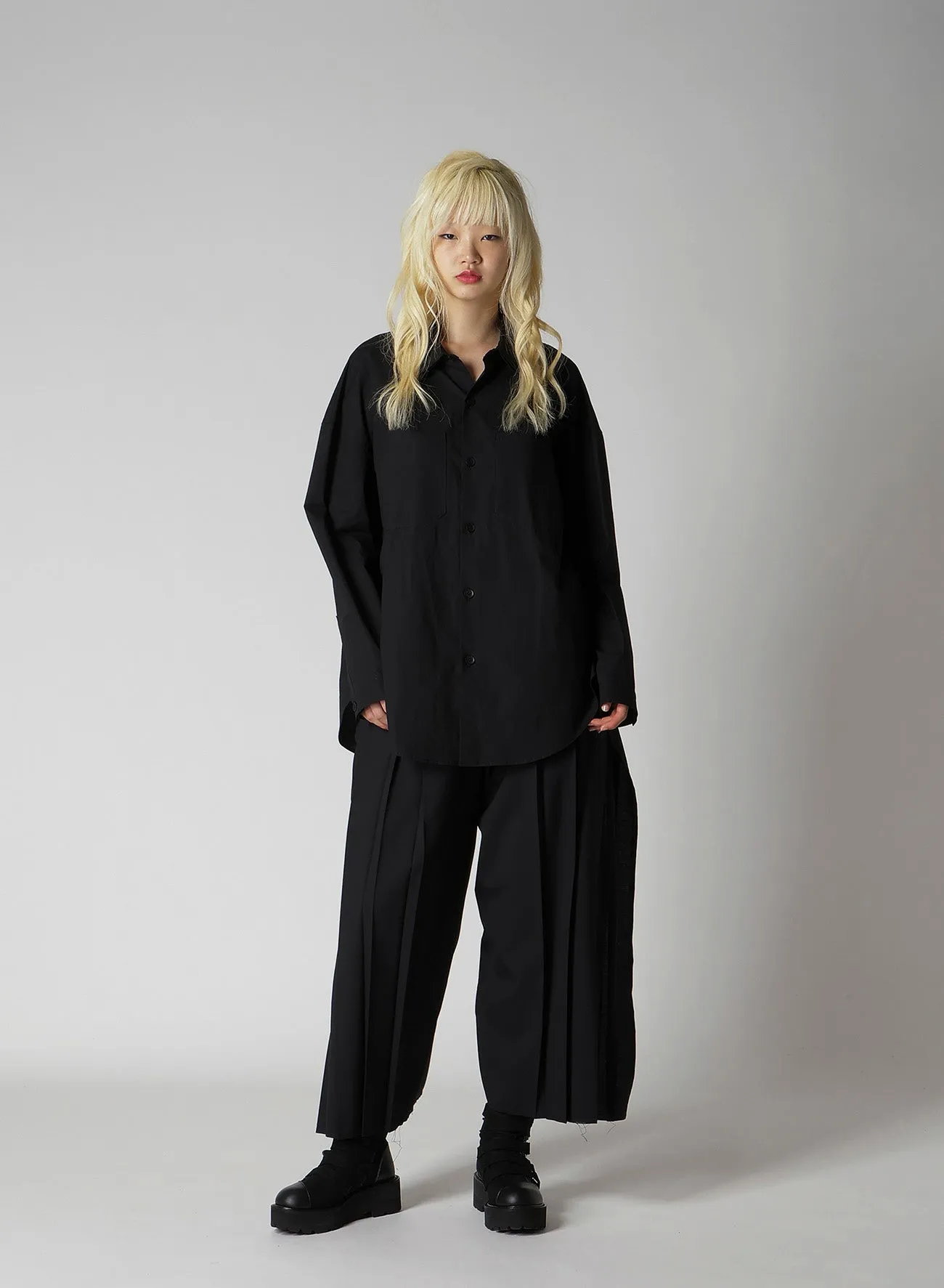 TYPEWRITER DOUBLE COLLAR SHIRT sold by Yohji Yamamoto product image thumbnail 5