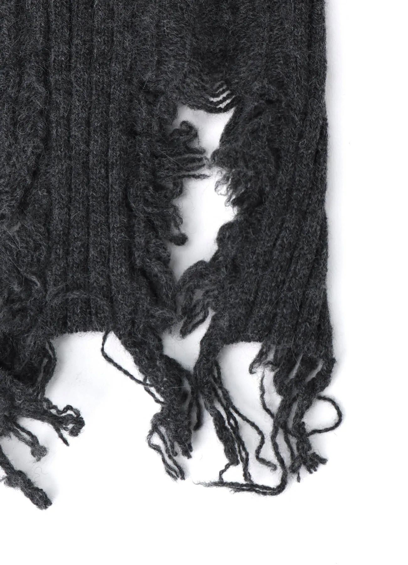 CRUSHED RIB NECKWARMER sold by Yohji Yamamoto product image thumbnail 5