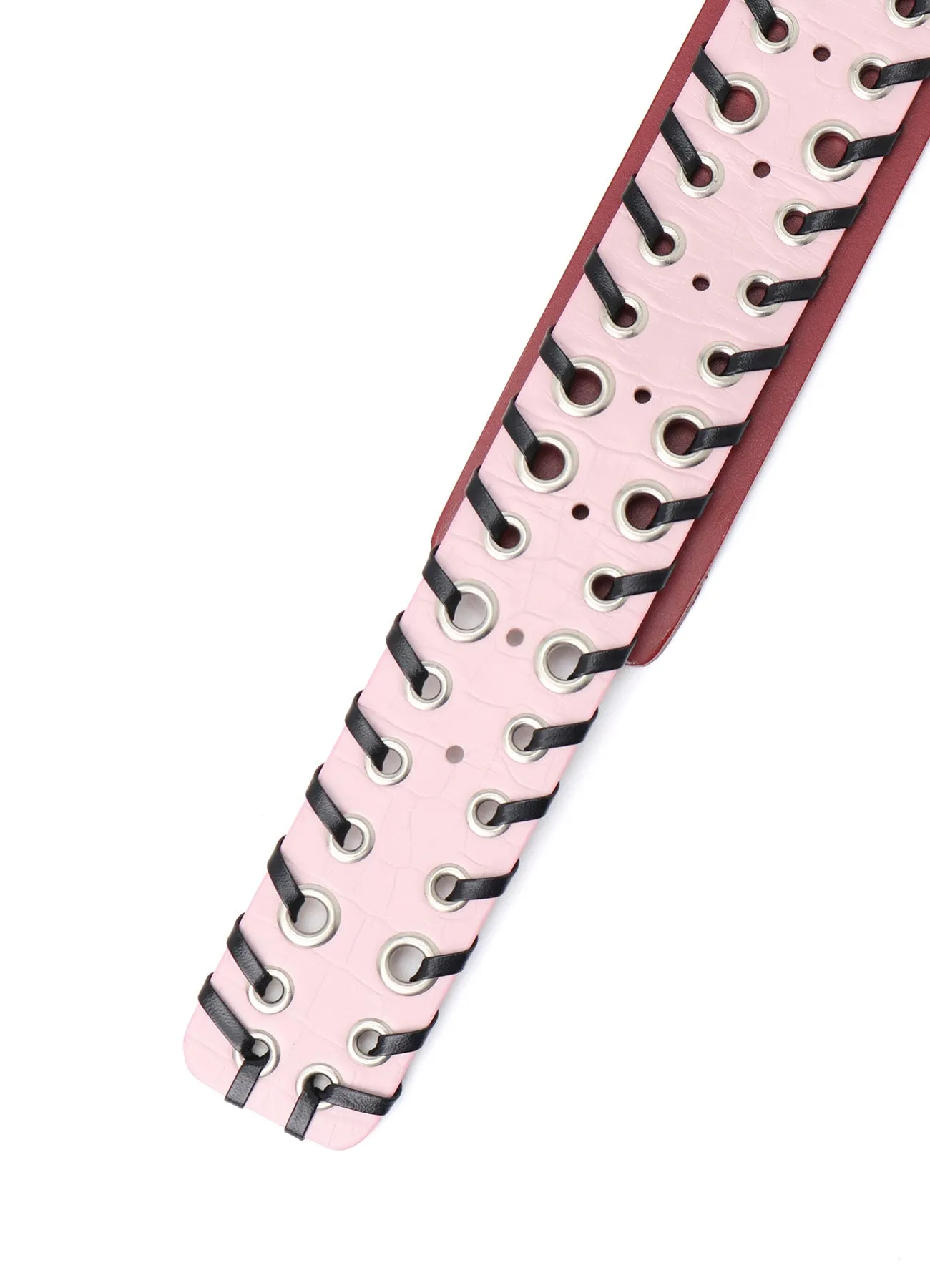 KIP+ CROCODILE LEATHER CODE LOOP EYELET BELT sold by Yohji Yamamoto product image thumbnail 4