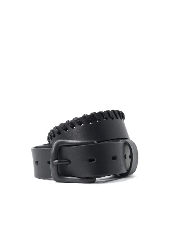 30MM LEATHER STITCH BELT made by Yohji Yamamoto