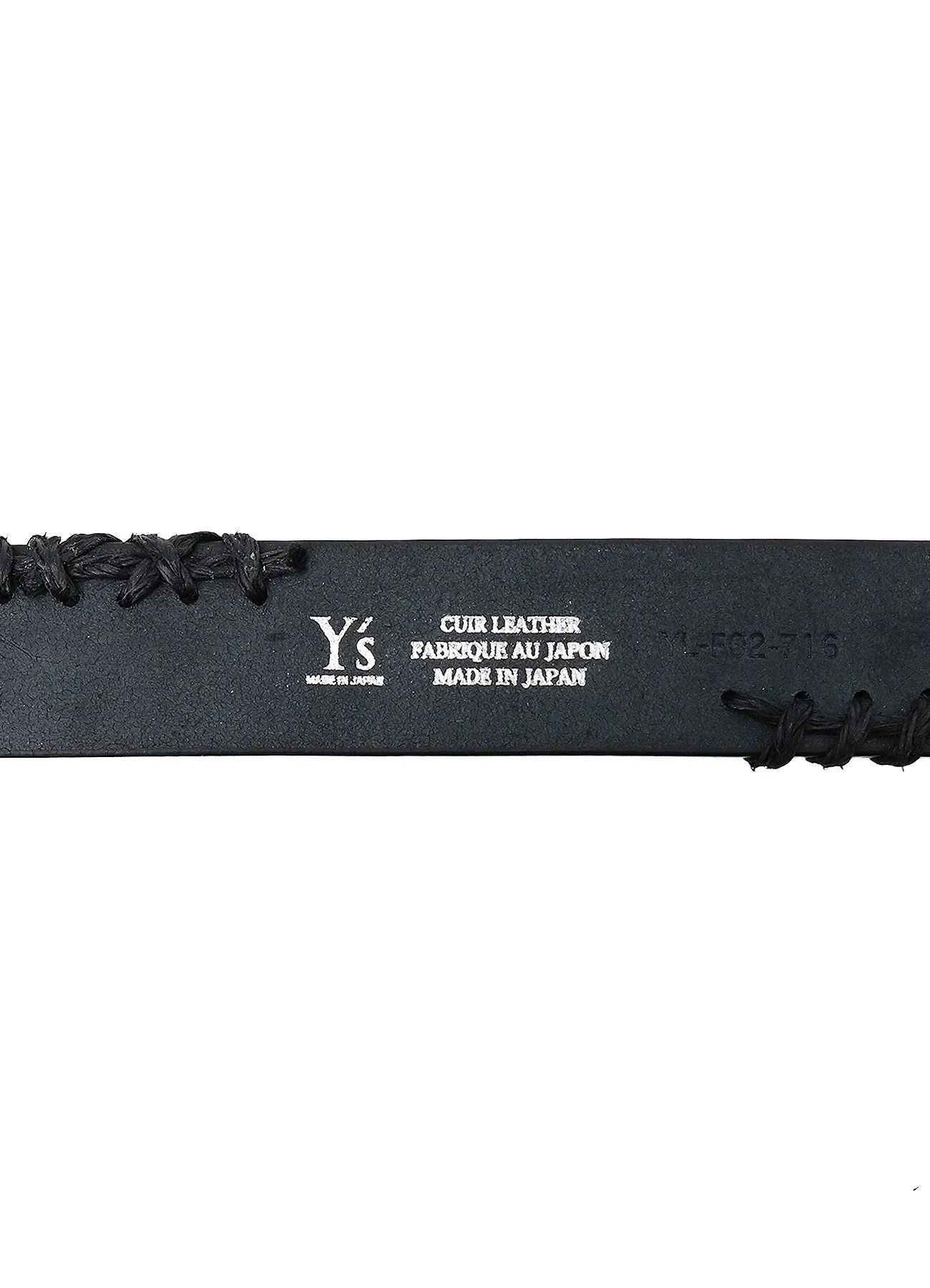 30MM LEATHER STITCH BELT sold by Yohji Yamamoto product image thumbnail 5