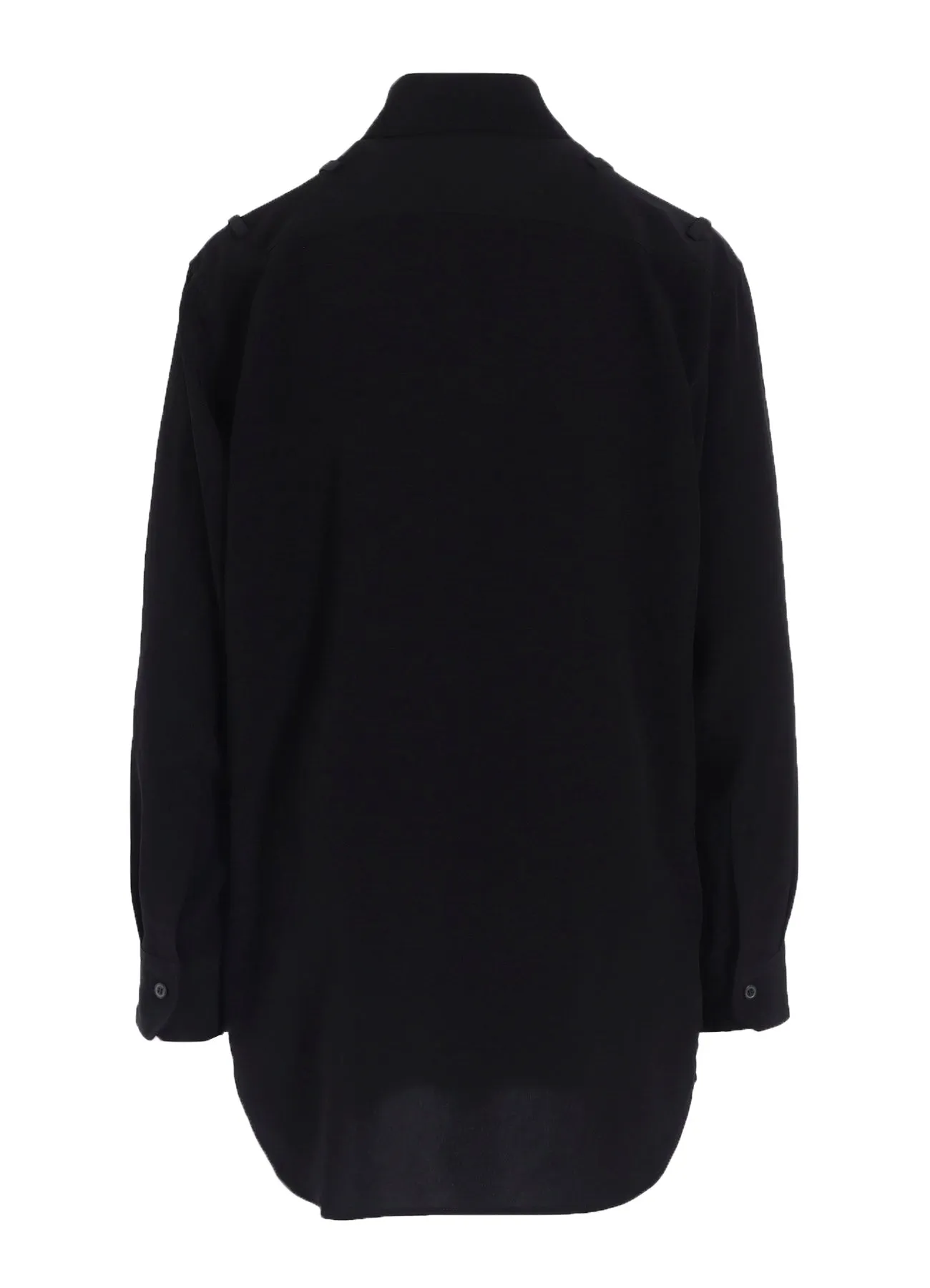 TA/PE CREPE DE CHINE SHOULDER LOOP BLOUSE sold by Yohji Yamamoto product image thumbnail 3