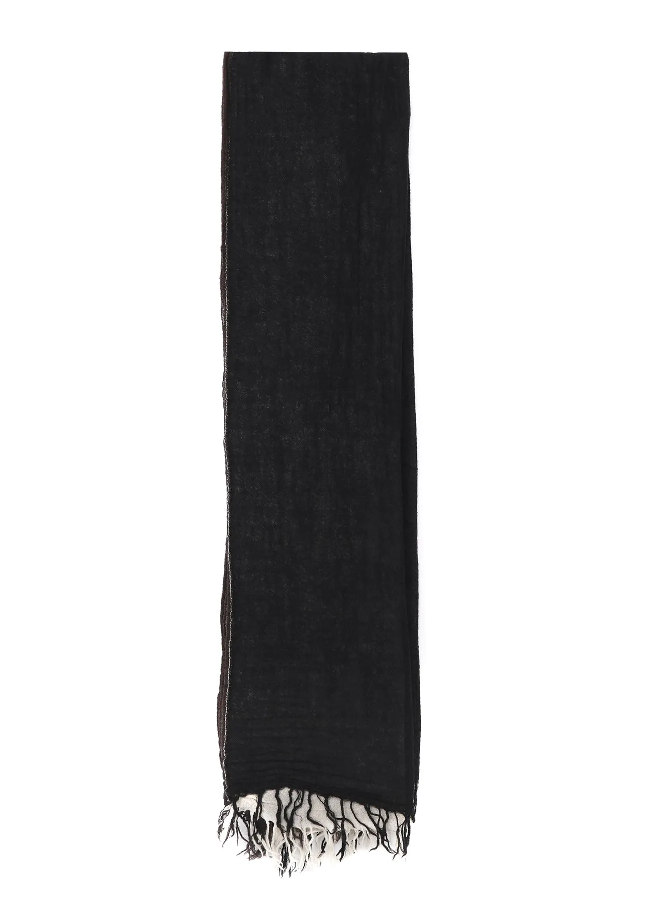 THREE-LAYERED WOOL SCARF sold by Yohji Yamamoto product image thumbnail 4