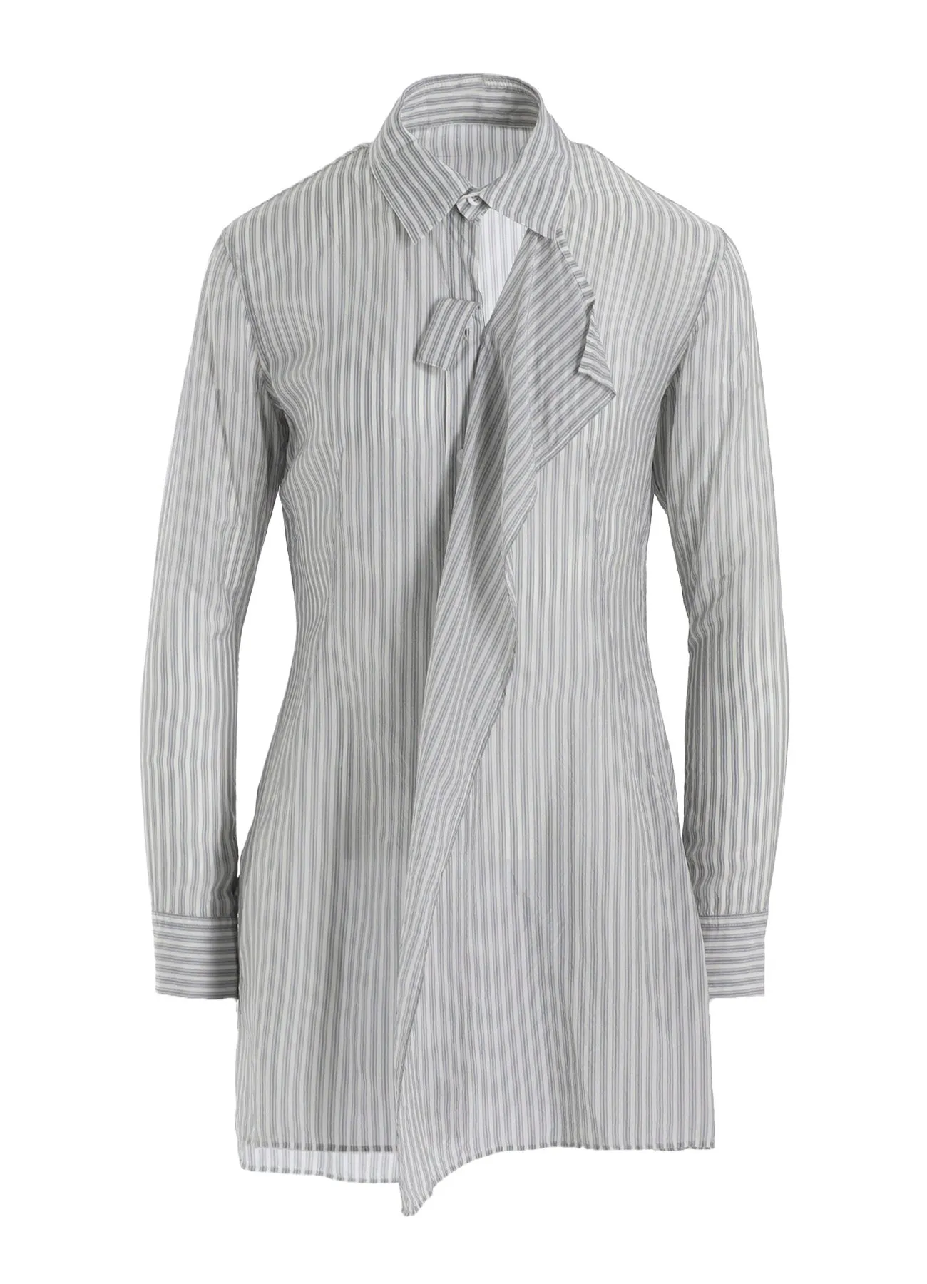 CUPRO STRIPE FRONT CLOTH SHIRT sold by Yohji Yamamoto product image thumbnail 2