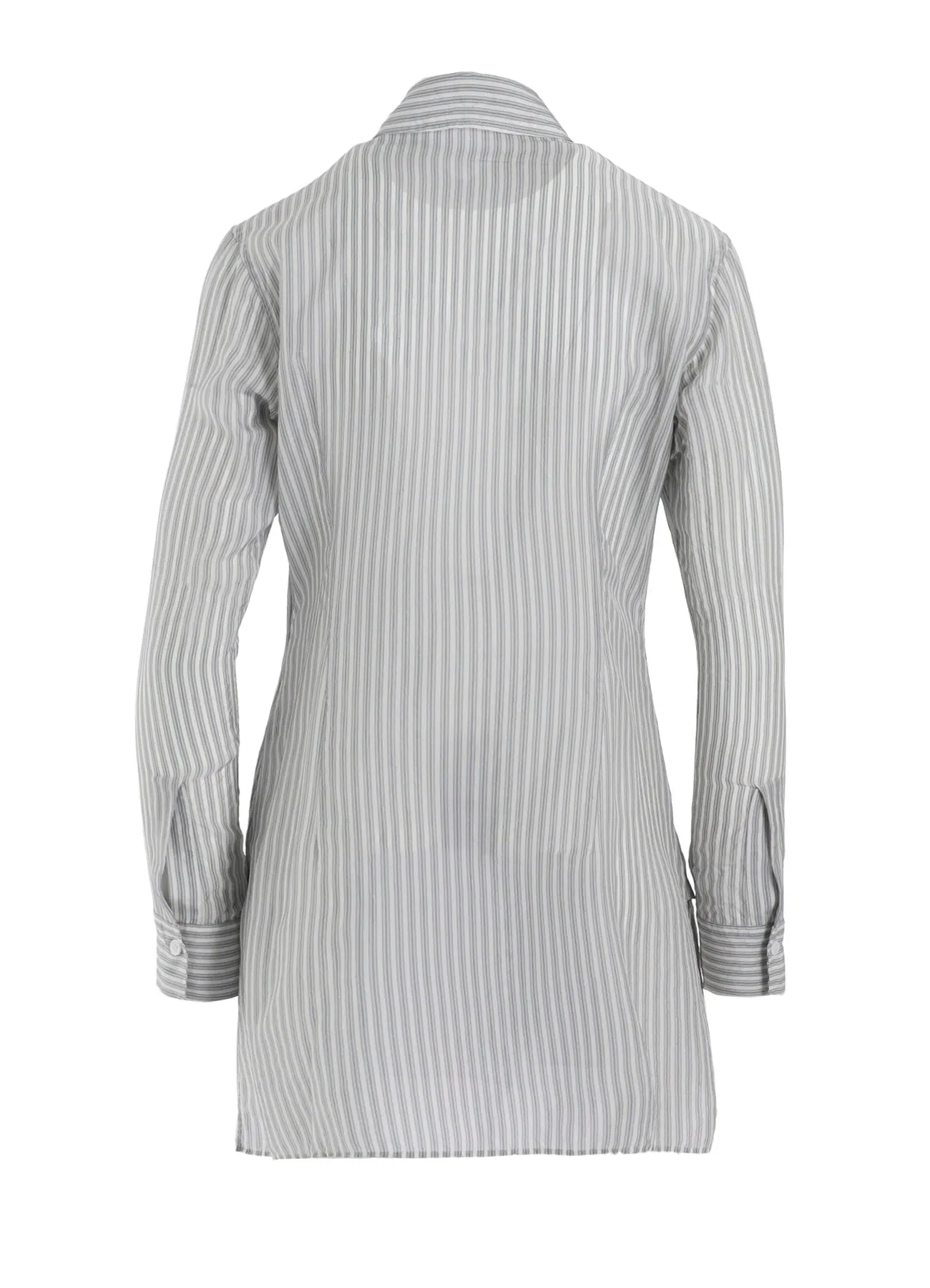 CUPRO STRIPE FRONT CLOTH SHIRT sold by Yohji Yamamoto product image thumbnail 3