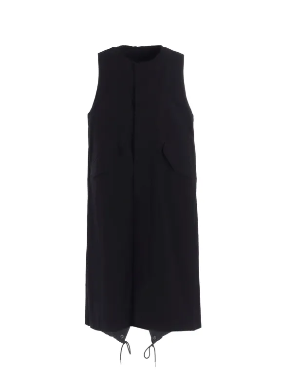 C/RY GABARDINE FISH TAIL DRESS sold by Yohji Yamamoto