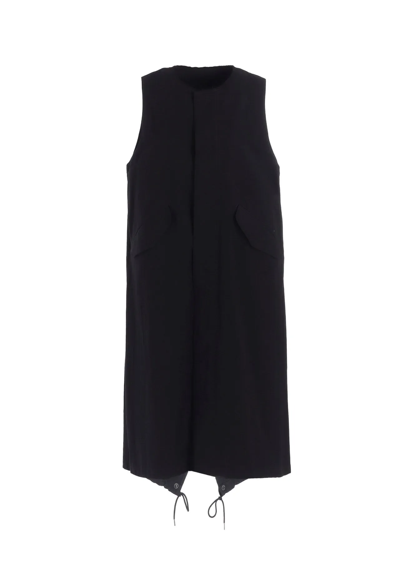 C/RY GABARDINE FISH TAIL DRESS sold by Yohji Yamamoto