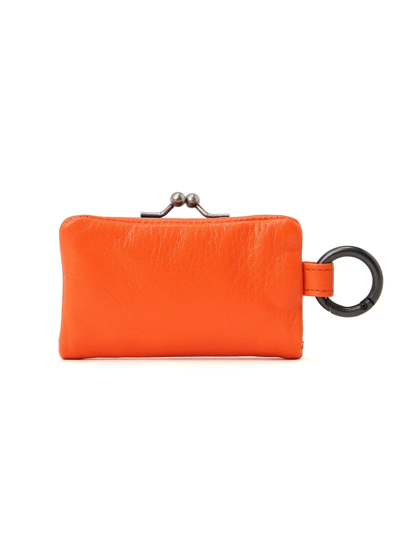 SEMI-GLOSSY LEATHER KEY CASE W/ METAL CLASP sold by Yohji Yamamoto product image thumbnail 4