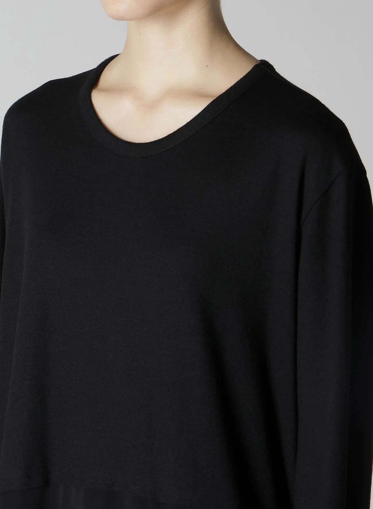 COMBINATION LONG SLEEVE DRESS sold by Yohji Yamamoto product image thumbnail 5