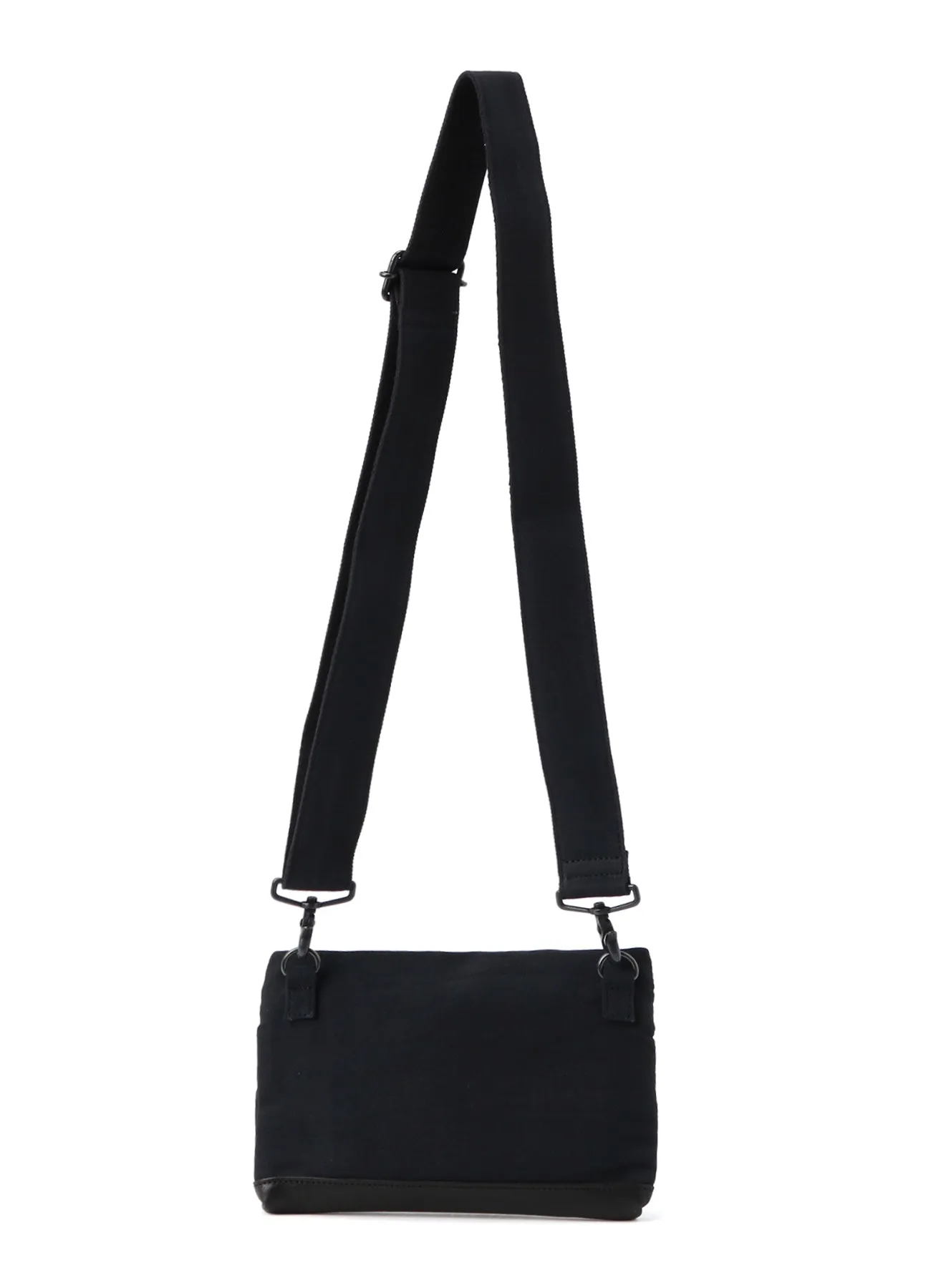 COTTON LINEN TWILL / LEATHER SACOCHE sold by Yohji Yamamoto product image thumbnail 4