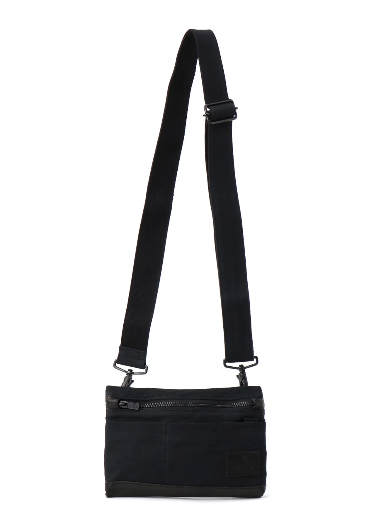 COTTON LINEN TWILL / LEATHER SACOCHE sold by Yohji Yamamoto product image thumbnail 2