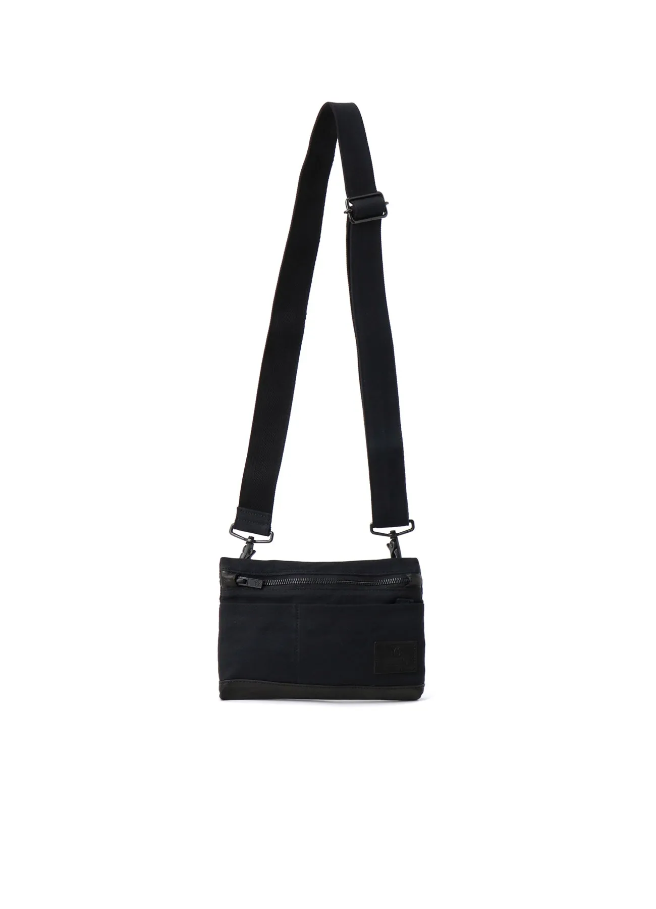 COTTON LINEN TWILL / LEATHER SACOCHE sold by Yohji Yamamoto