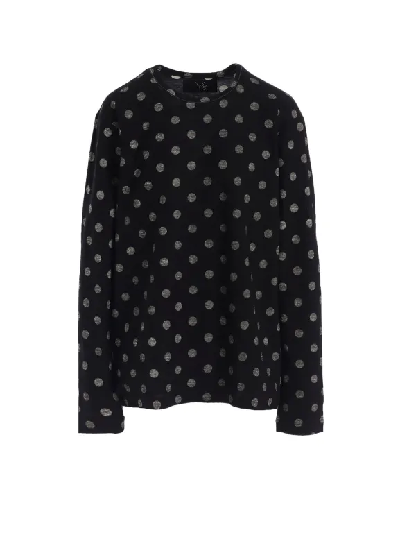 POLKA DOT Y'S STITCH LONGSLEEVE BIG T sold by Yohji Yamamoto