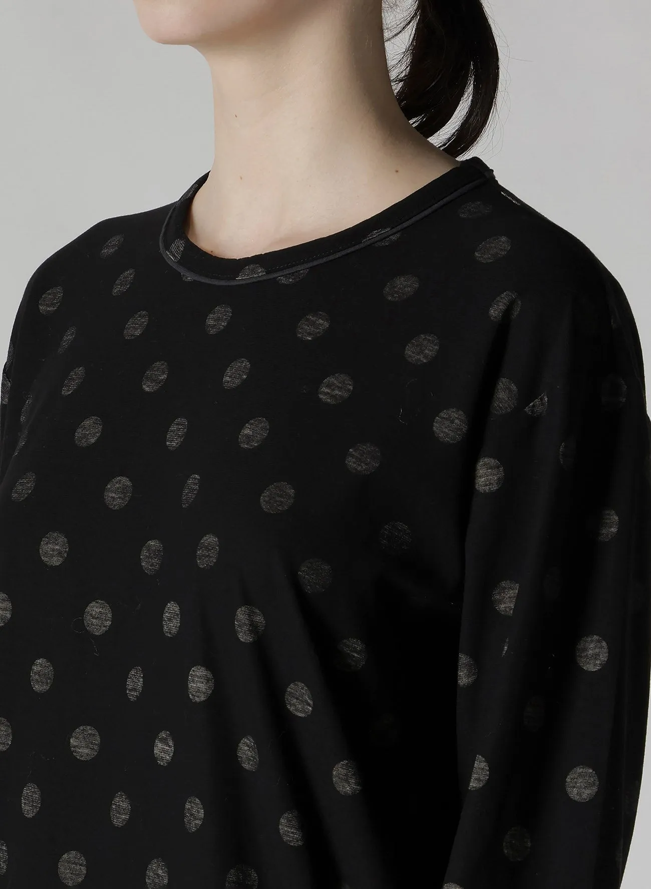 POLKA DOT Y'S STITCH LONGSLEEVE BIG T sold by Yohji Yamamoto product image thumbnail 5
