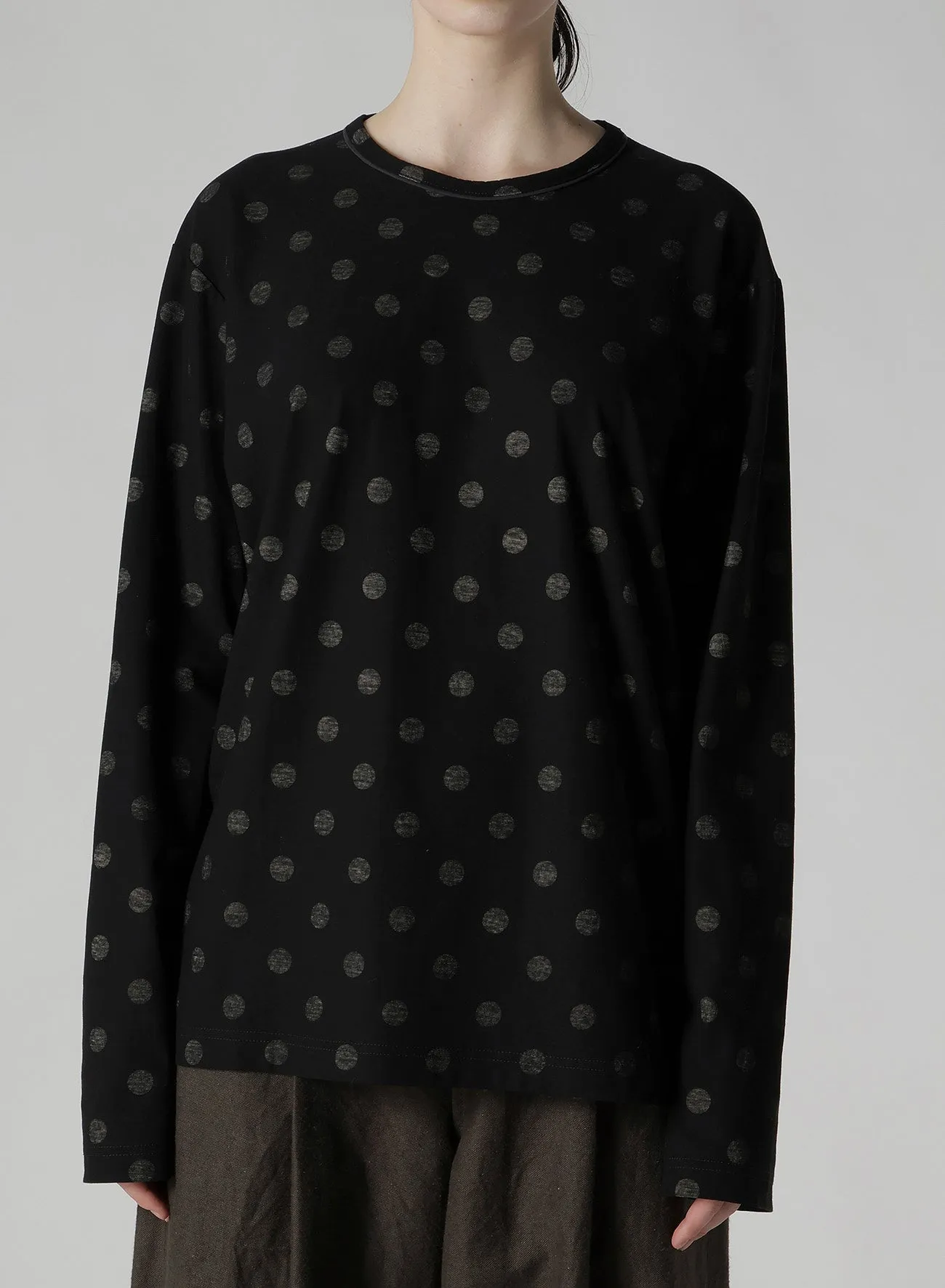 POLKA DOT Y'S STITCH LONGSLEEVE BIG T sold by Yohji Yamamoto product image thumbnail 4