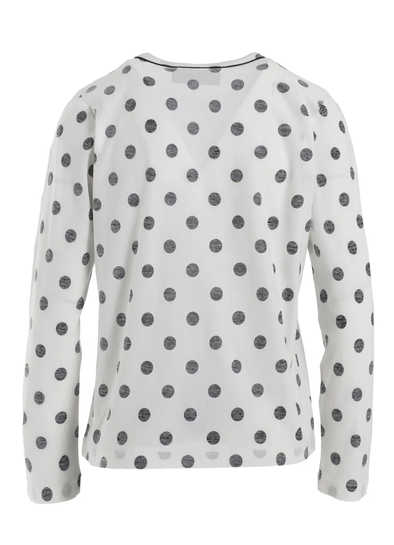 POLKA DOT Y'S STITCH LONG SLEEVE T sold by Yohji Yamamoto product image thumbnail 3
