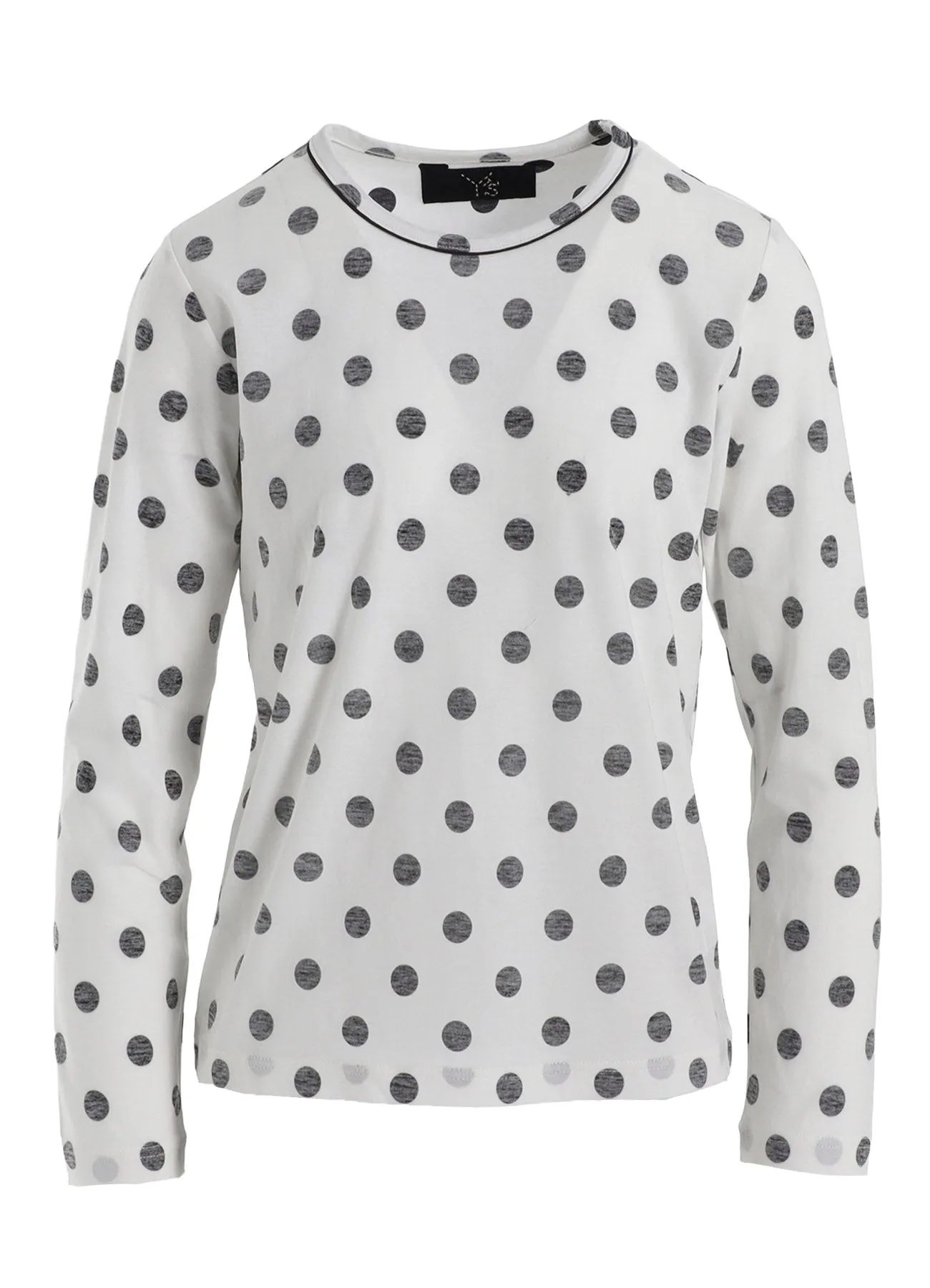 POLKA DOT Y'S STITCH LONG SLEEVE T sold by Yohji Yamamoto product image thumbnail 2