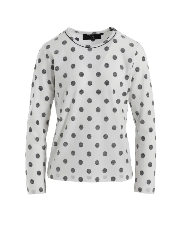 POLKA DOT Y'S STITCH LONG SLEEVE T sold by Yohji Yamamoto