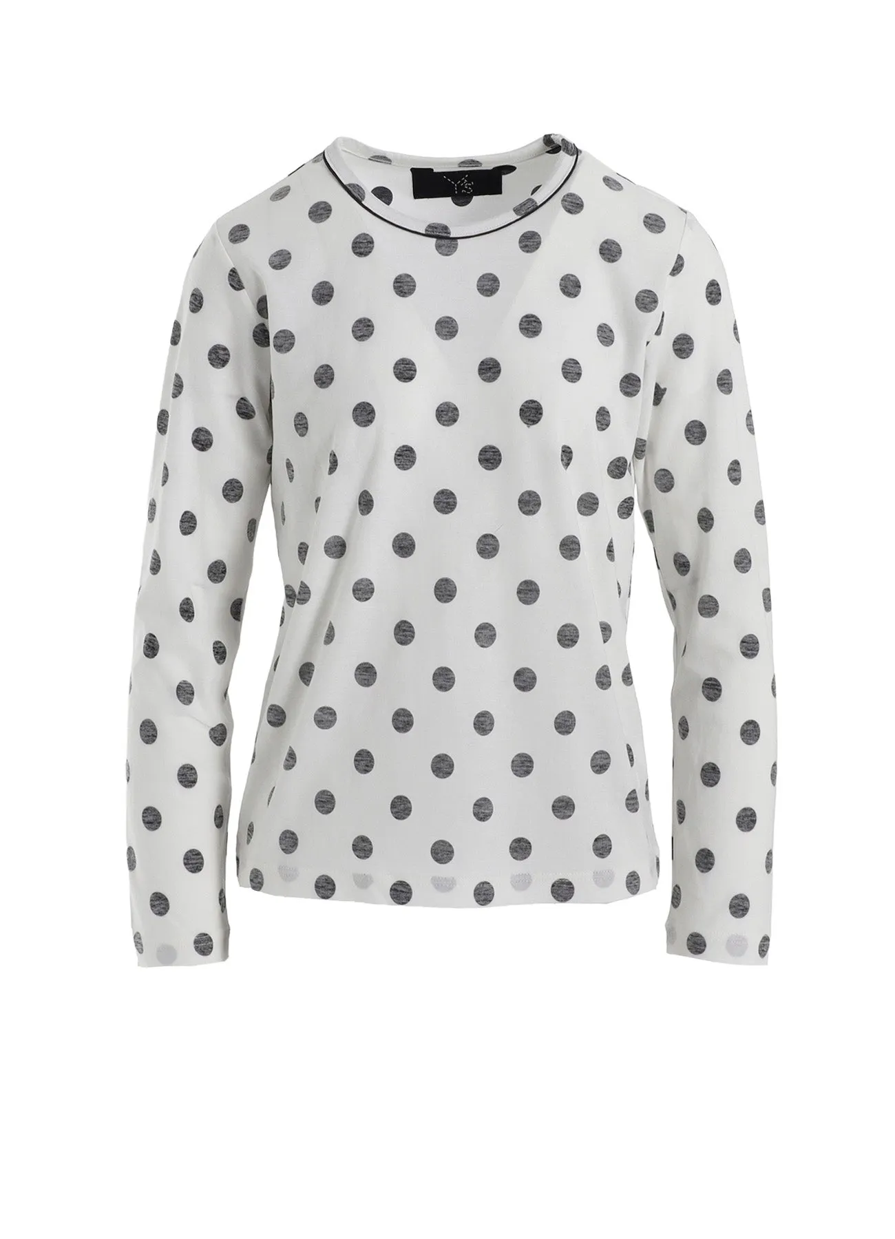 POLKA DOT Y'S STITCH LONG SLEEVE T sold by Yohji Yamamoto