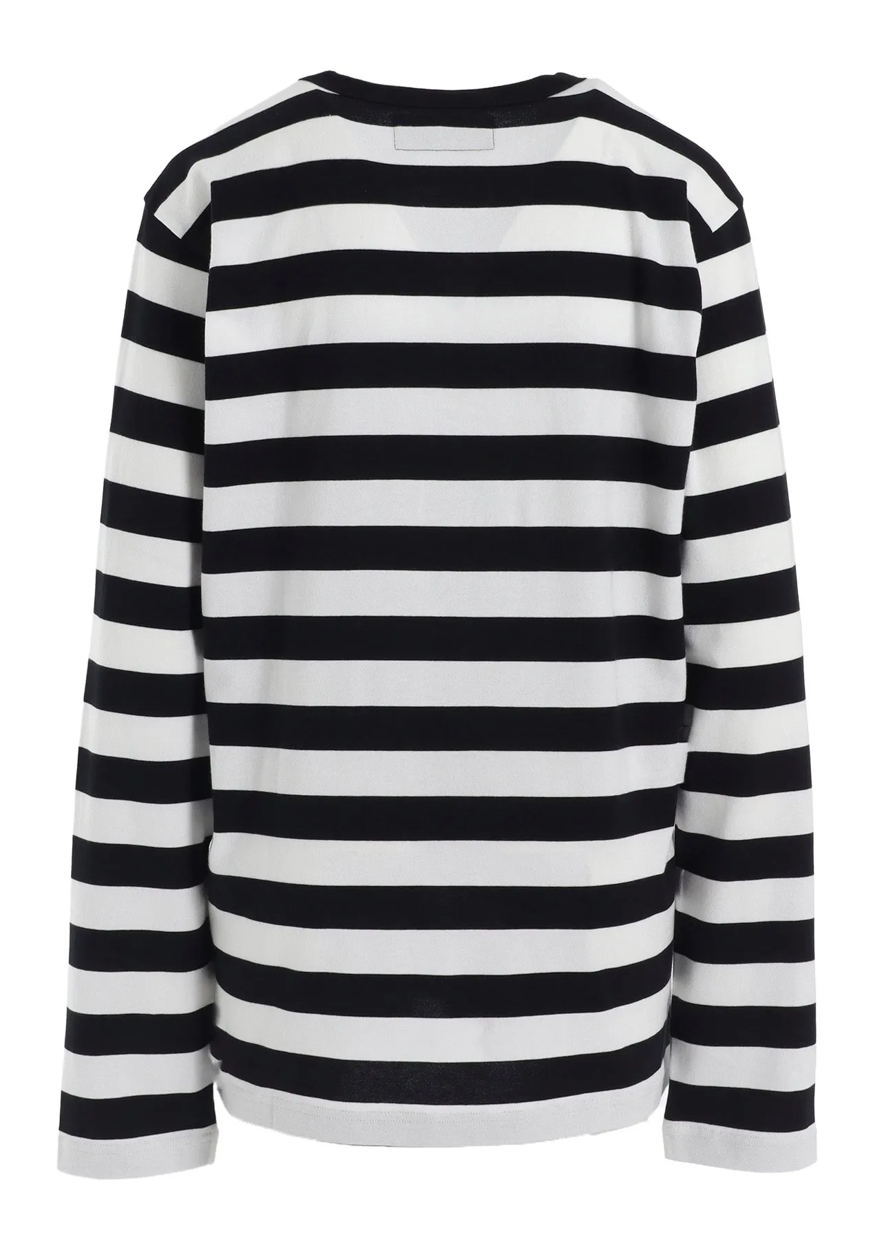 FLOWER PRINT/STRIPE Y'S STITCH LONG SLEEVE T sold by Yohji Yamamoto product image thumbnail 3
