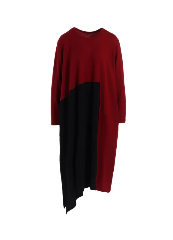 COMBINATION LONG SLEEVE DRESS sold by Yohji Yamamoto
