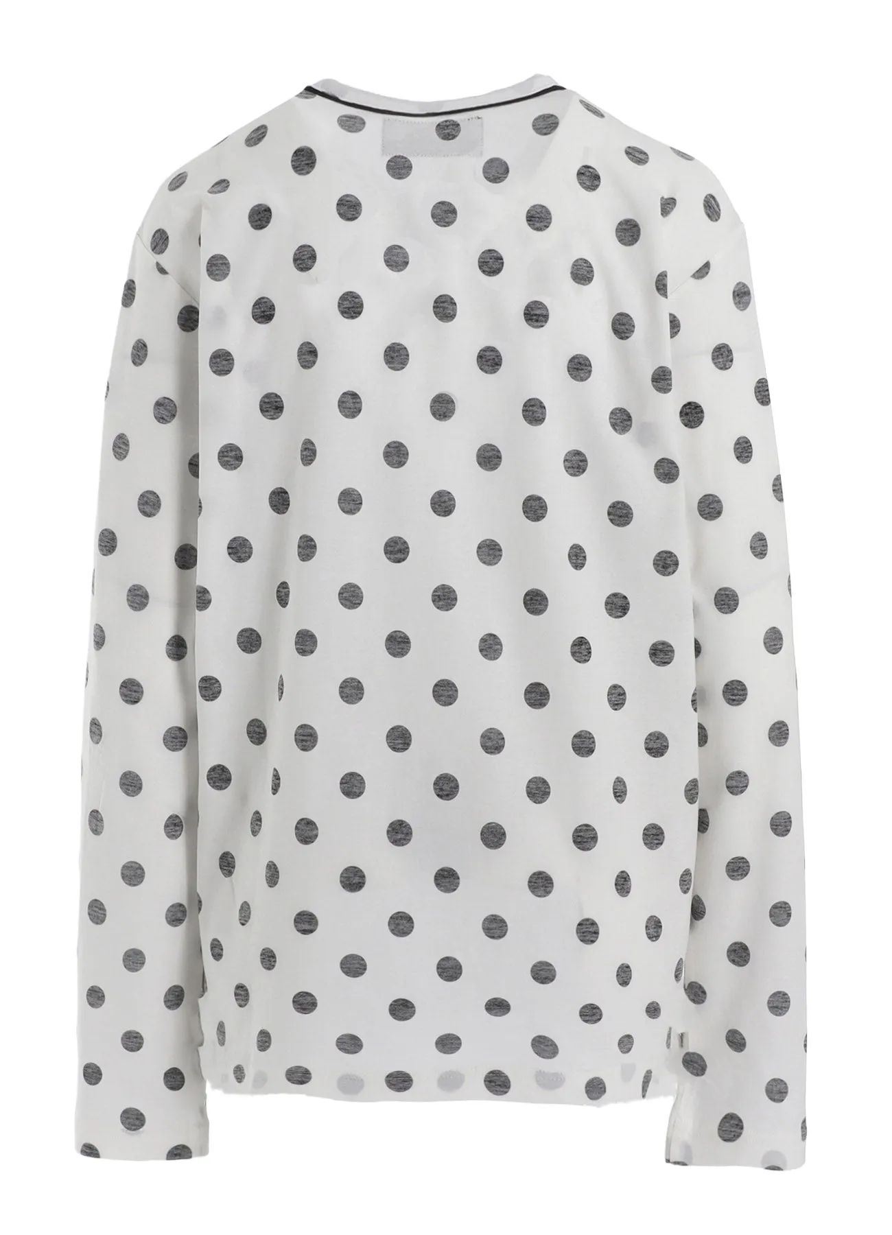 POLKA DOT Y'S STITCH LONGSLEEVE BIG T sold by Yohji Yamamoto product image thumbnail 4