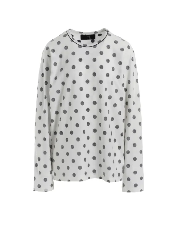 POLKA DOT Y'S STITCH LONGSLEEVE BIG T sold by Yohji Yamamoto