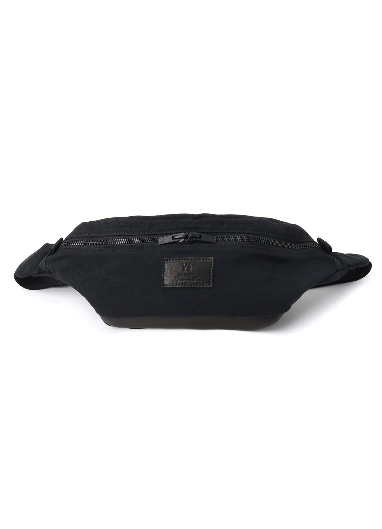 COTTON LINEN TWILL / LEATHER CROSSBODY BAG sold by Yohji Yamamoto product image thumbnail 2