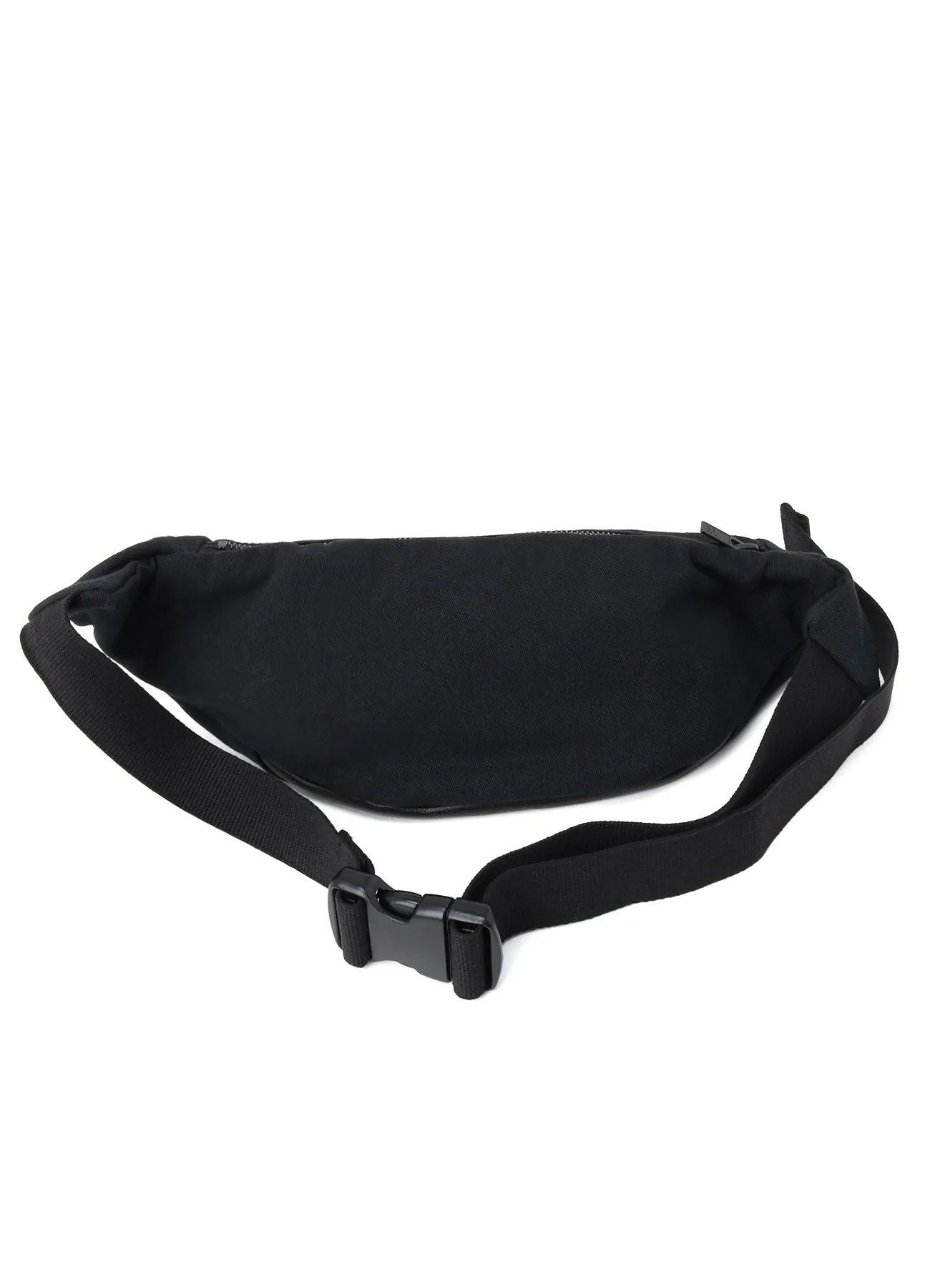 COTTON LINEN TWILL / LEATHER CROSSBODY BAG sold by Yohji Yamamoto product image thumbnail 4