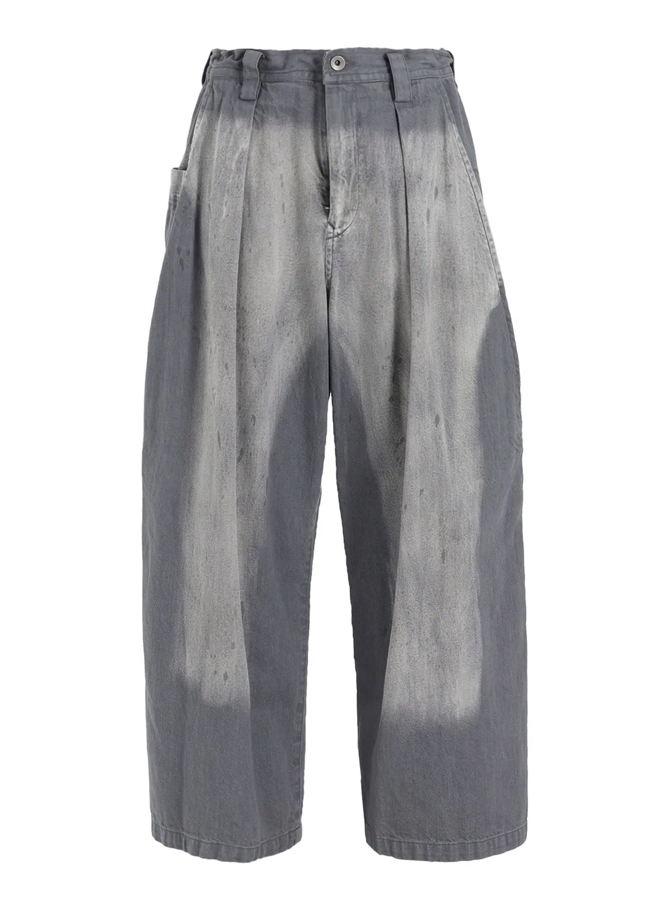 SPOTTED DENIM FRONT BIG POCKET PANTS sold by Yohji Yamamoto product image thumbnail 2
