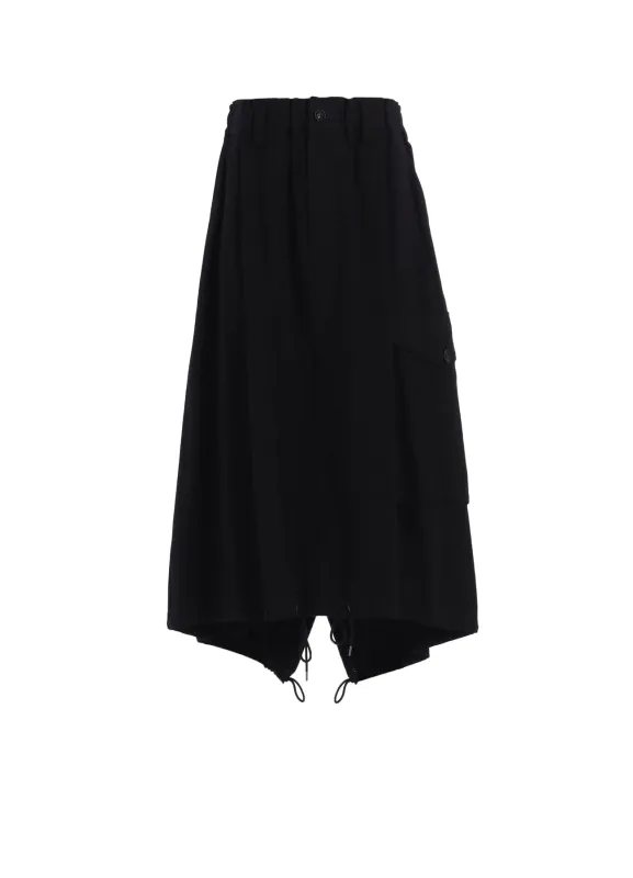スカート CUFF-HEME DHARMA SKIRT Crossfade Handkerchief Hem Skirt With Straps - Off White