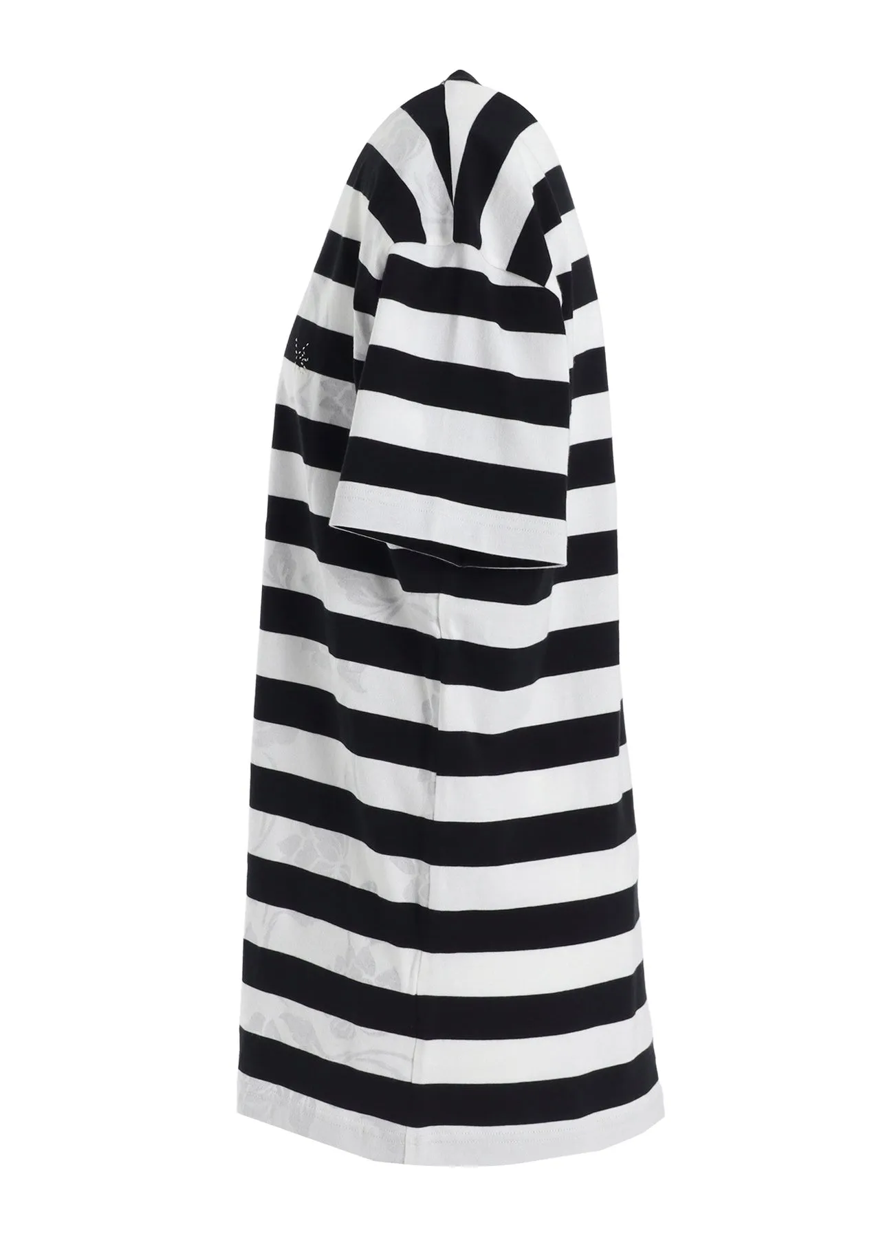 FLOWER PRINT/STRIPE Y'S STITCH T sold by Yohji Yamamoto product image thumbnail 3