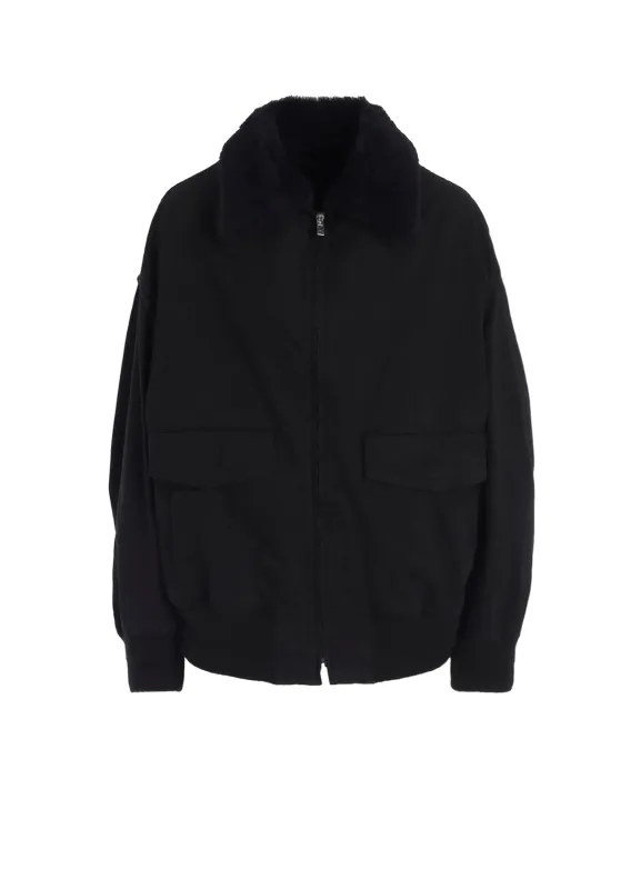 PIGMENT-DYED TWILL BLOUSON sold by Yohji Yamamoto