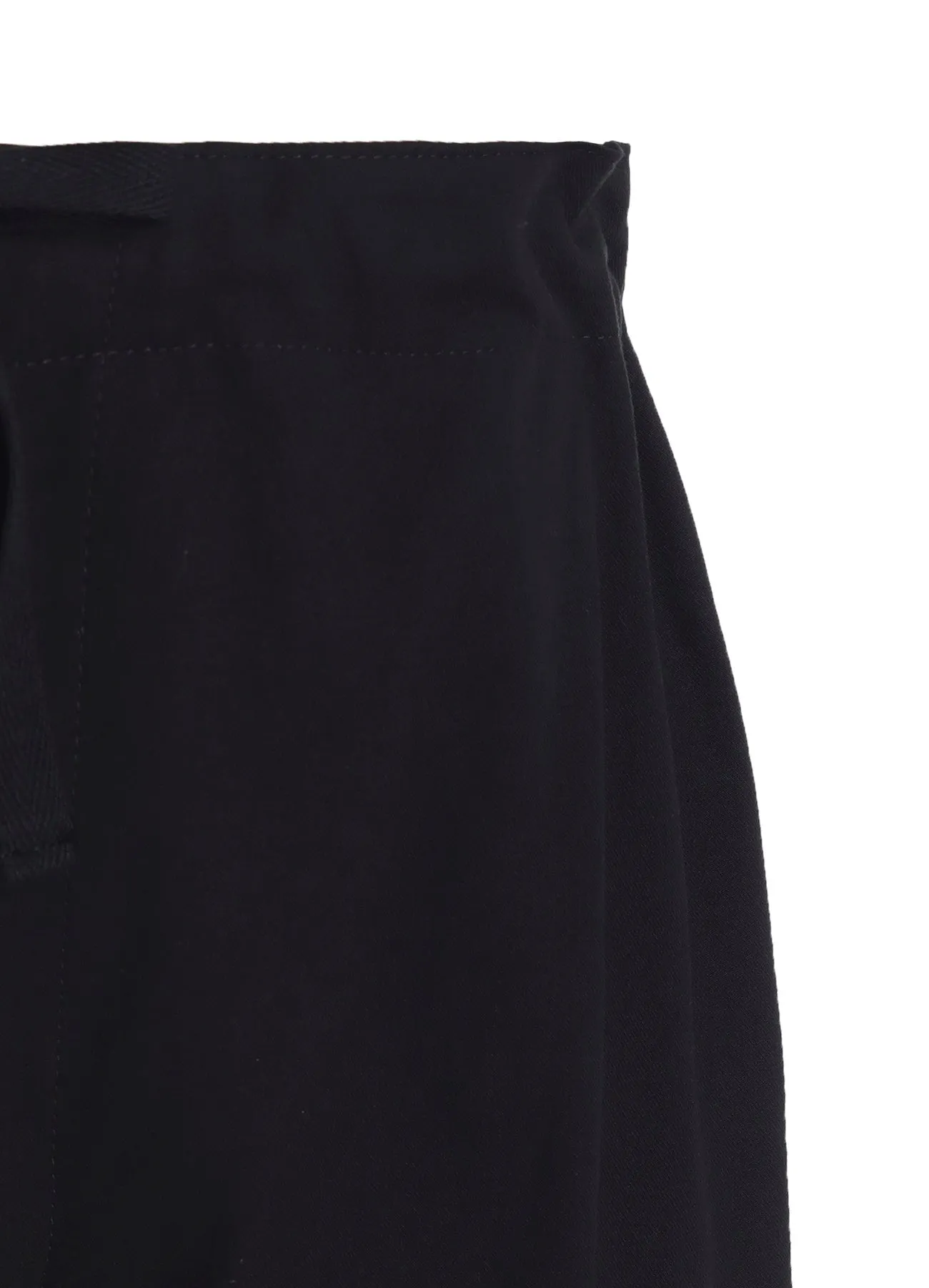 COTTON TWILL STRAIGHT STRING PANTS sold by Yohji Yamamoto product image thumbnail 5