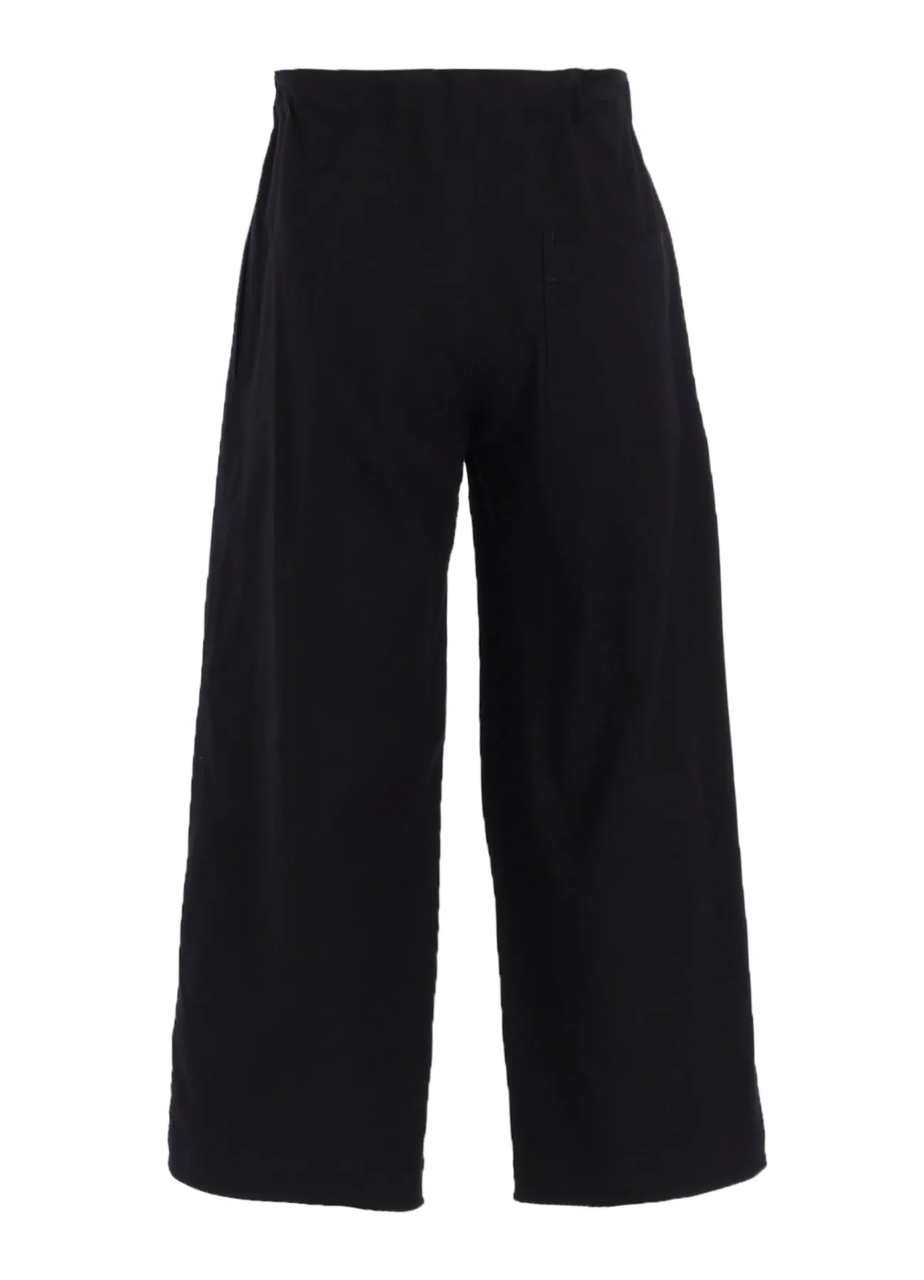 COTTON TWILL STRAIGHT STRING PANTS sold by Yohji Yamamoto product image thumbnail 4
