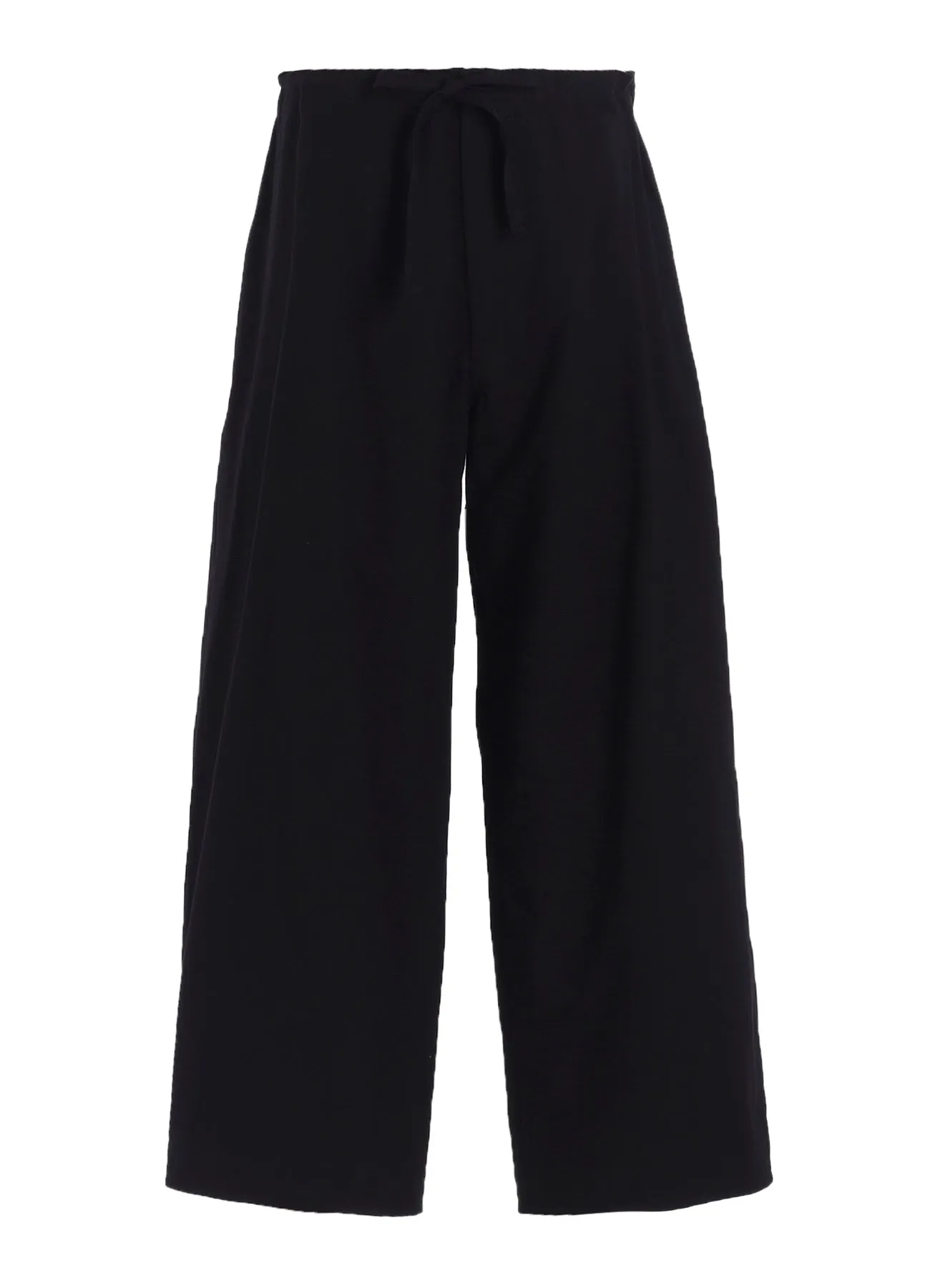 COTTON TWILL STRAIGHT STRING PANTS sold by Yohji Yamamoto product image thumbnail 2